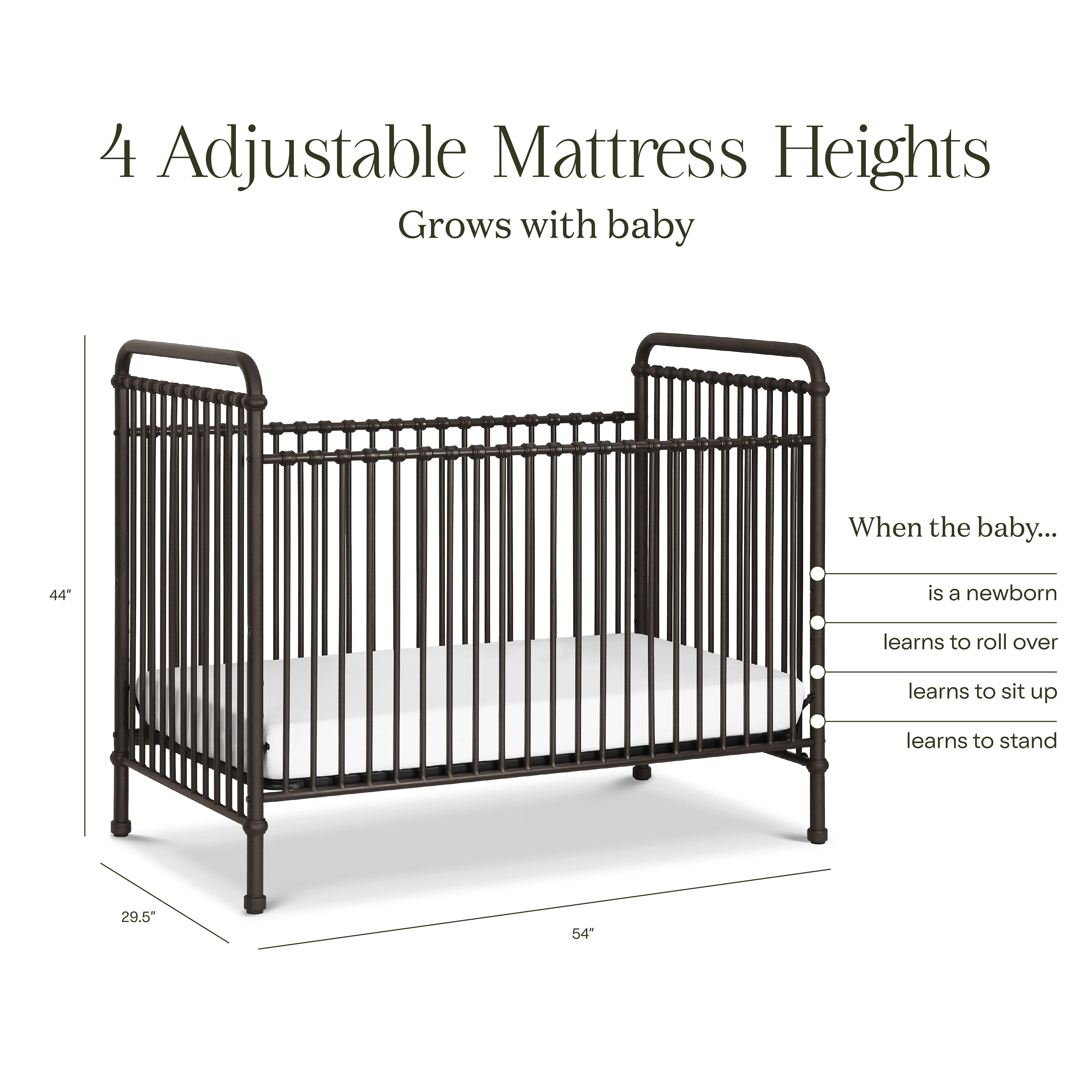 Abigail 3-in-1 Convertible Crib - Image 38