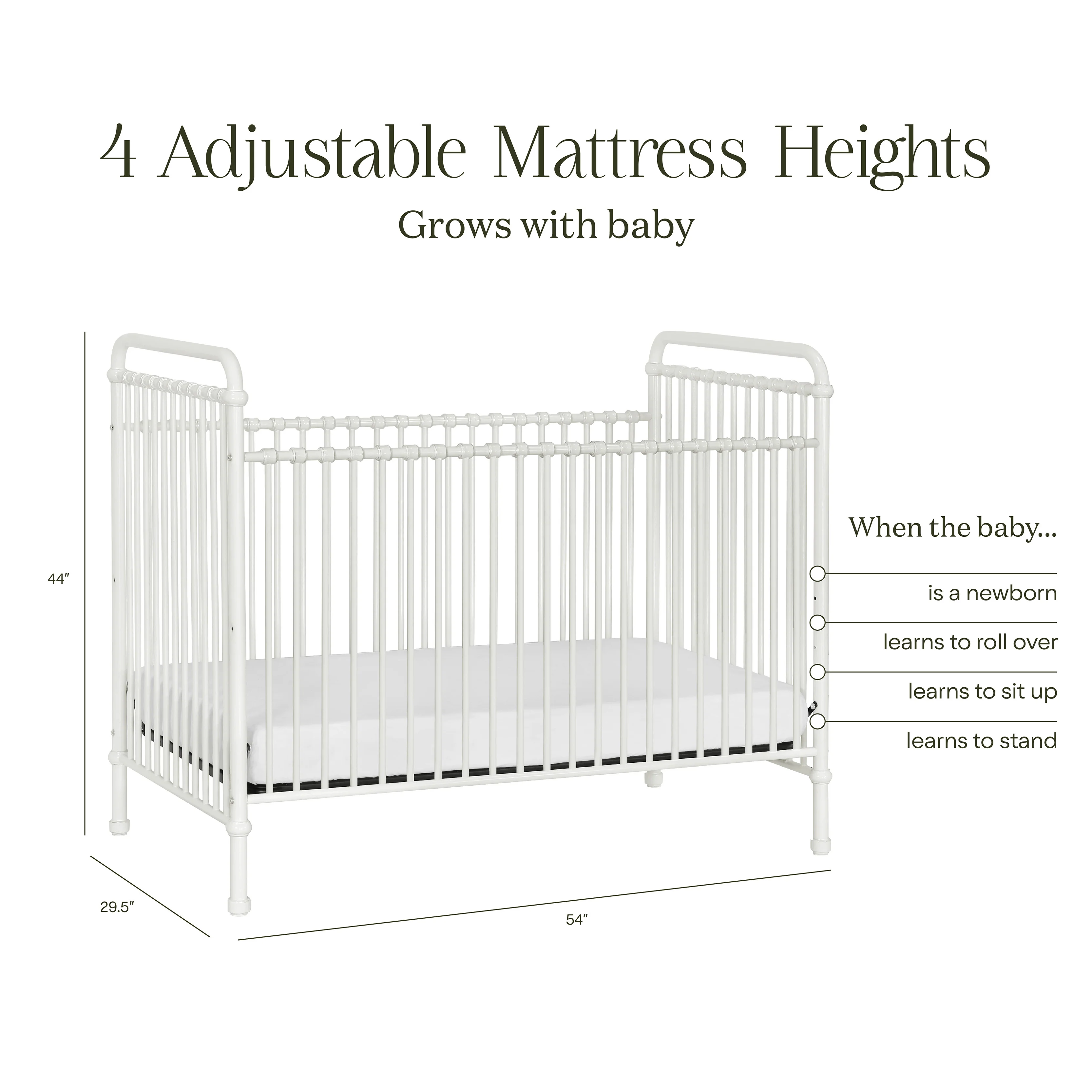 Abigail 3-in-1 Convertible Crib - Image 52