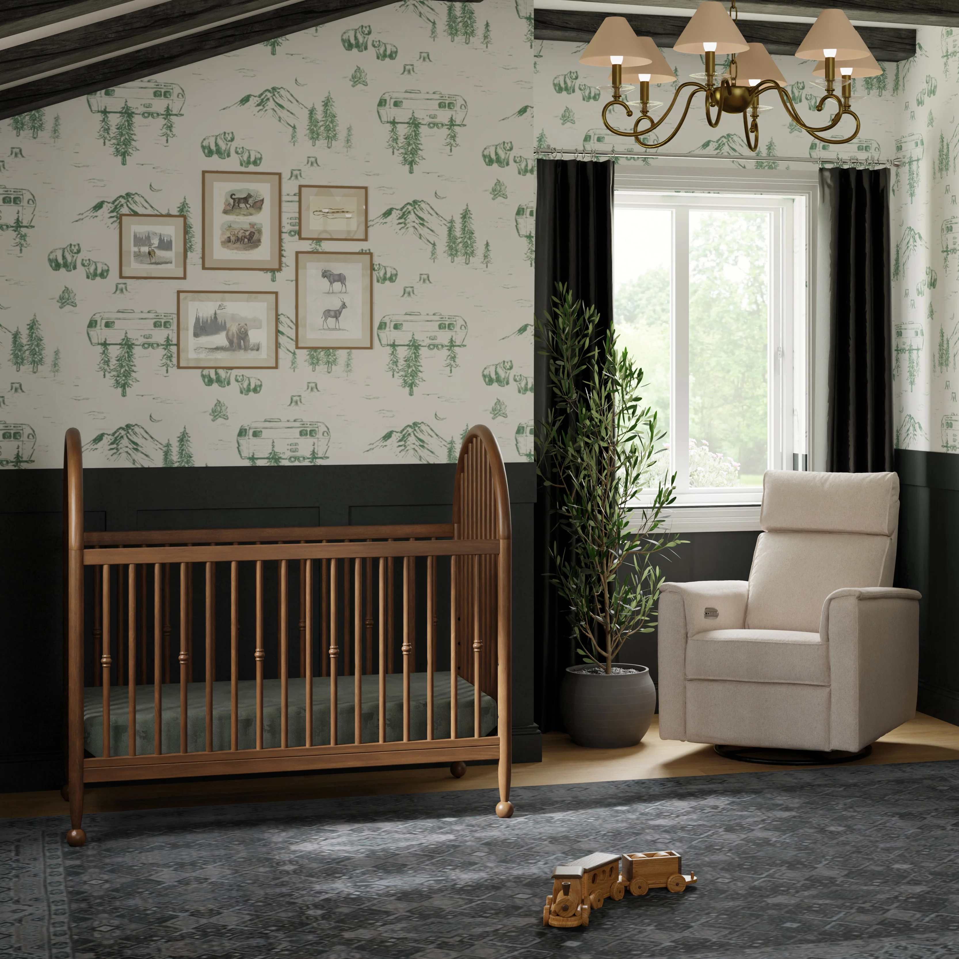 Alouette 3-in-1 Convertible Spindle Crib - Image 23