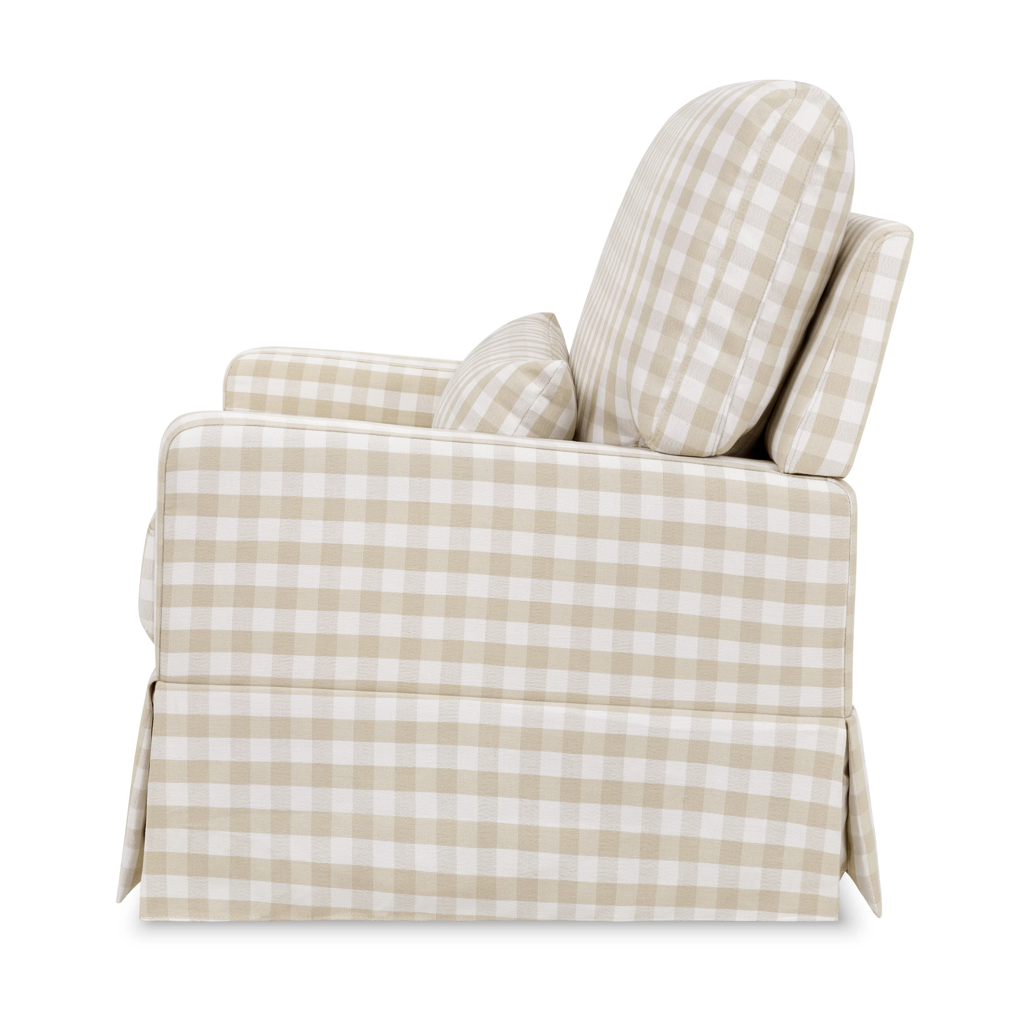 Crawford Pillowback Chair and a Half Comfort Swivel Glider - Image 8