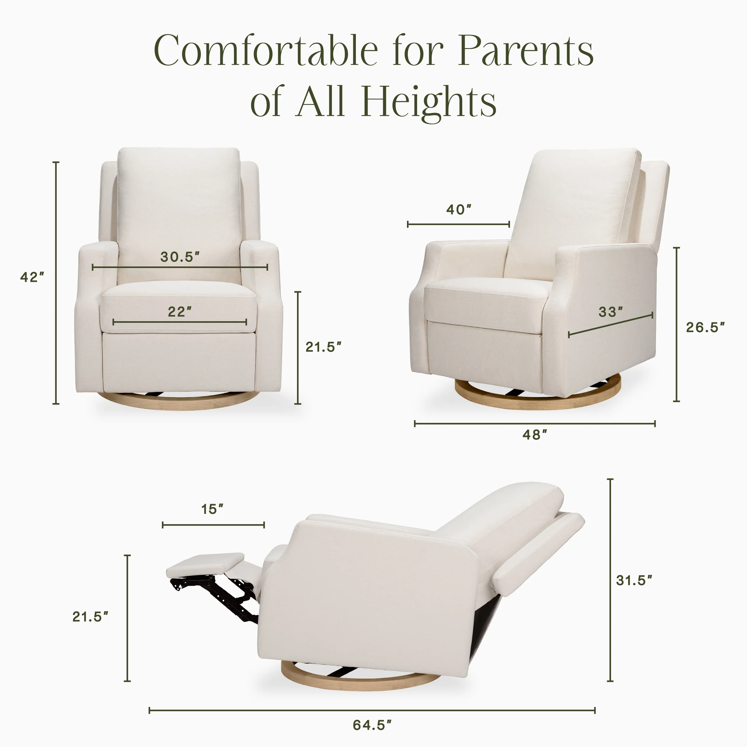 Crewe Electronic Recliner and Swivel Glider - Image 21