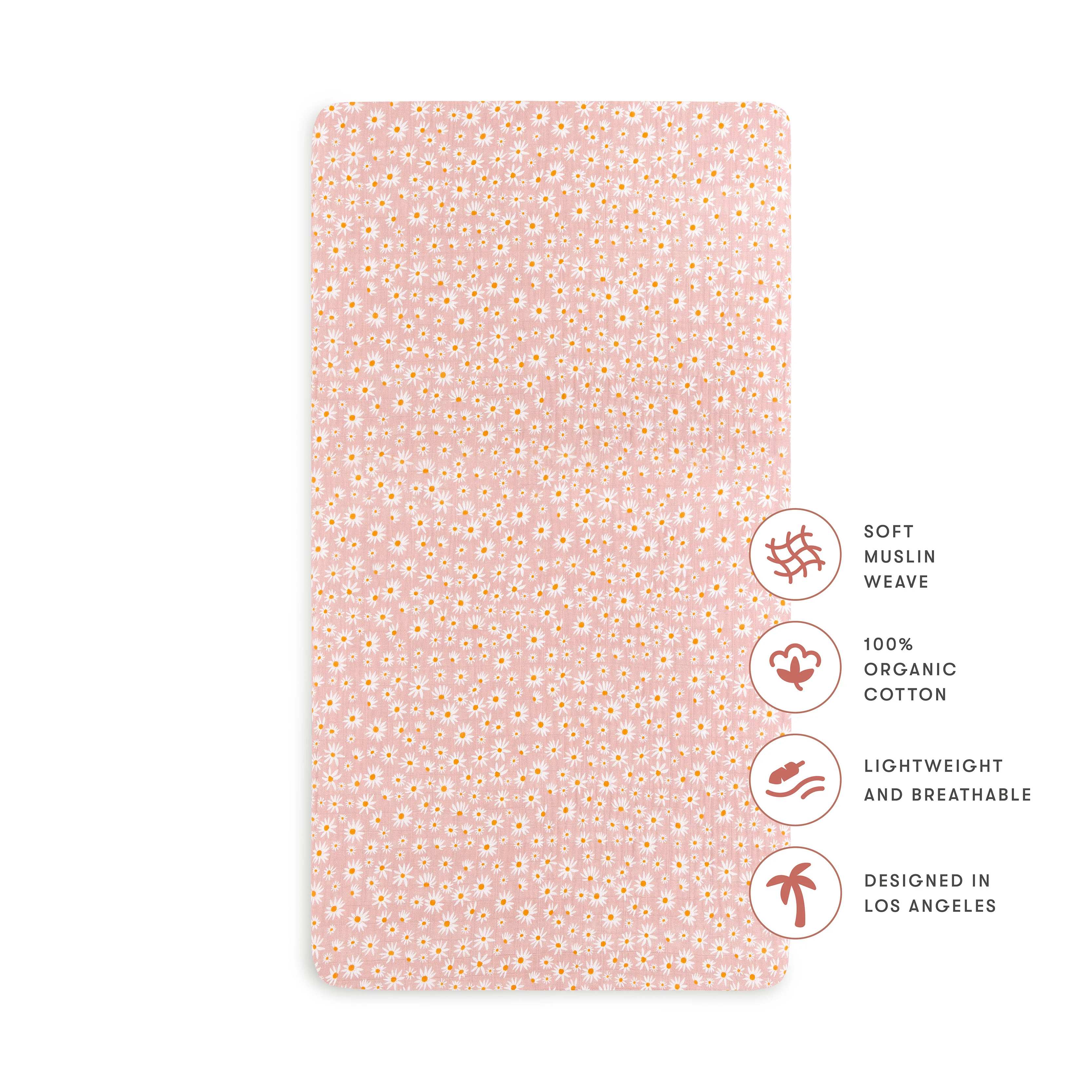Crib Sheet in GOTS Certified Organic Muslin Cotton - Image 11