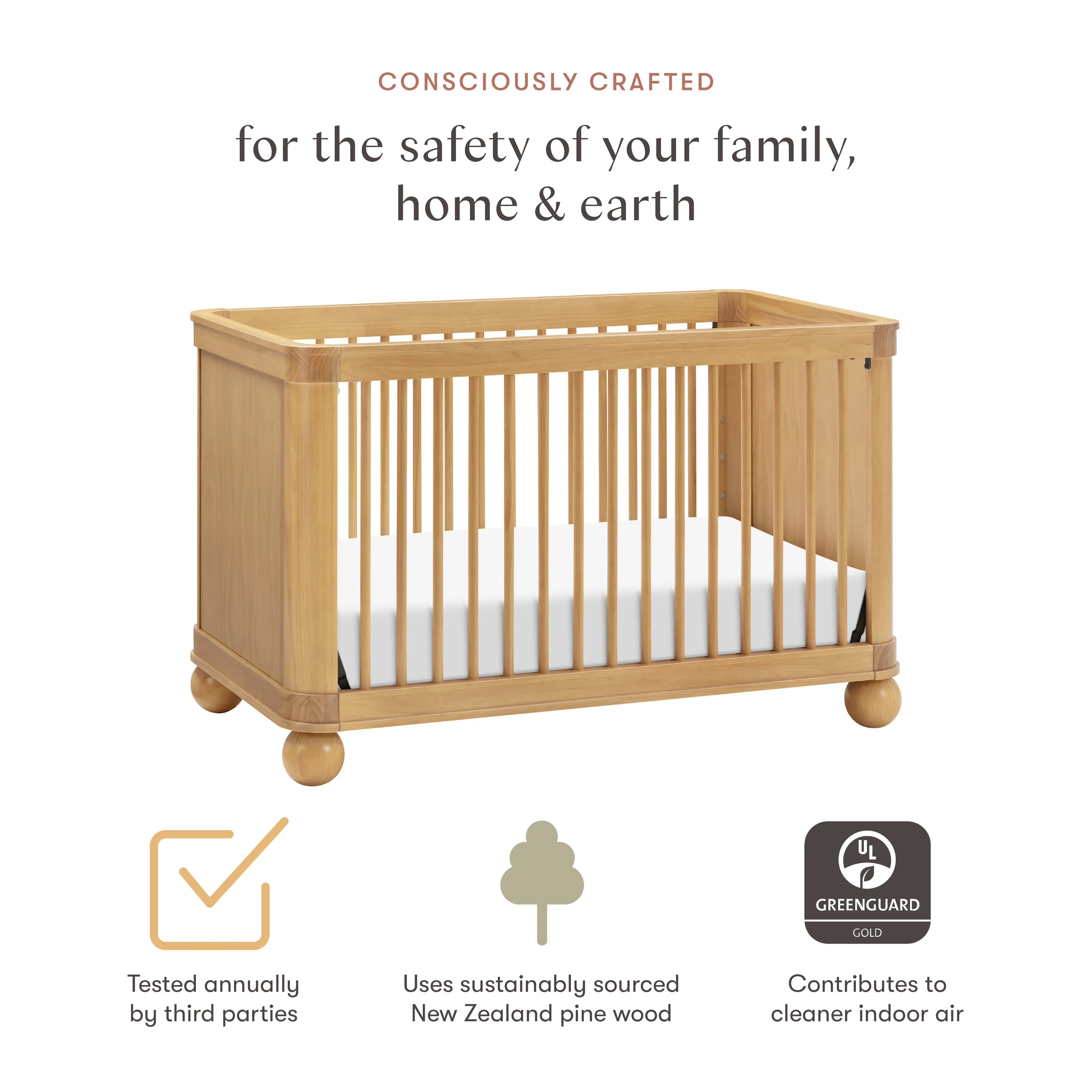 Crosby 3-in-1 Convertible Crib - Image 3