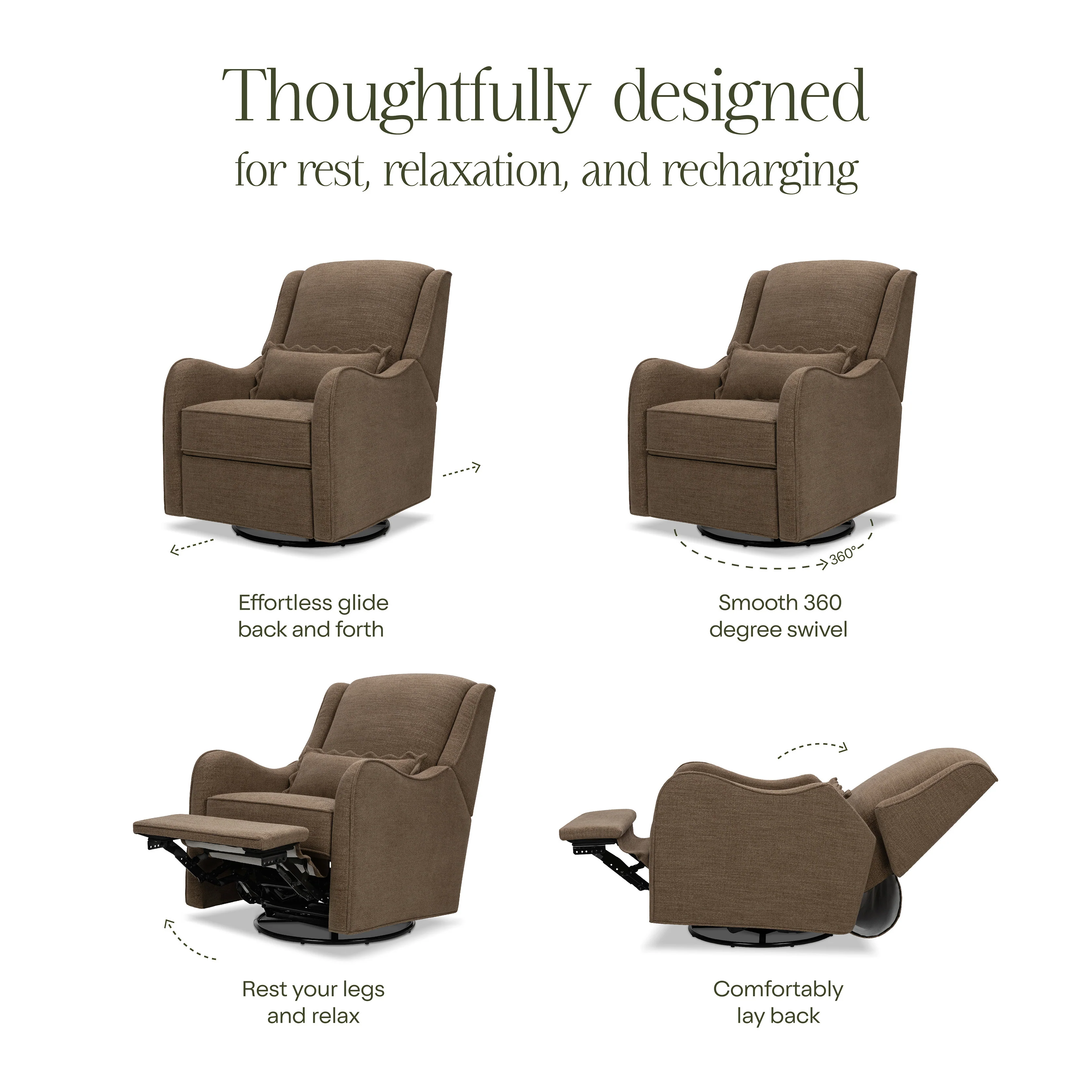 Devon Recliner and Swivel Glider - Image 5