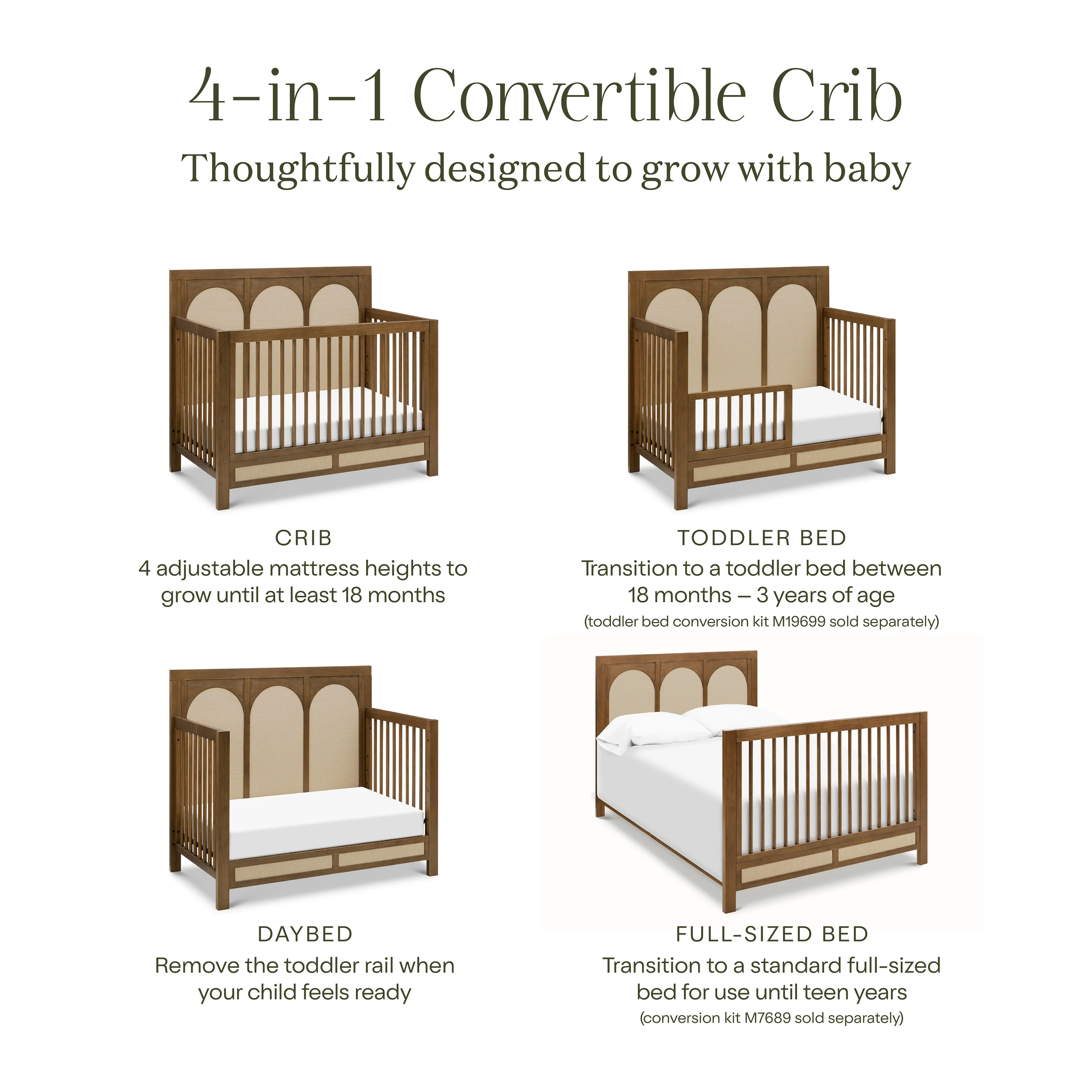 Eloise 4-in-1 Convertible Crib - Image 8