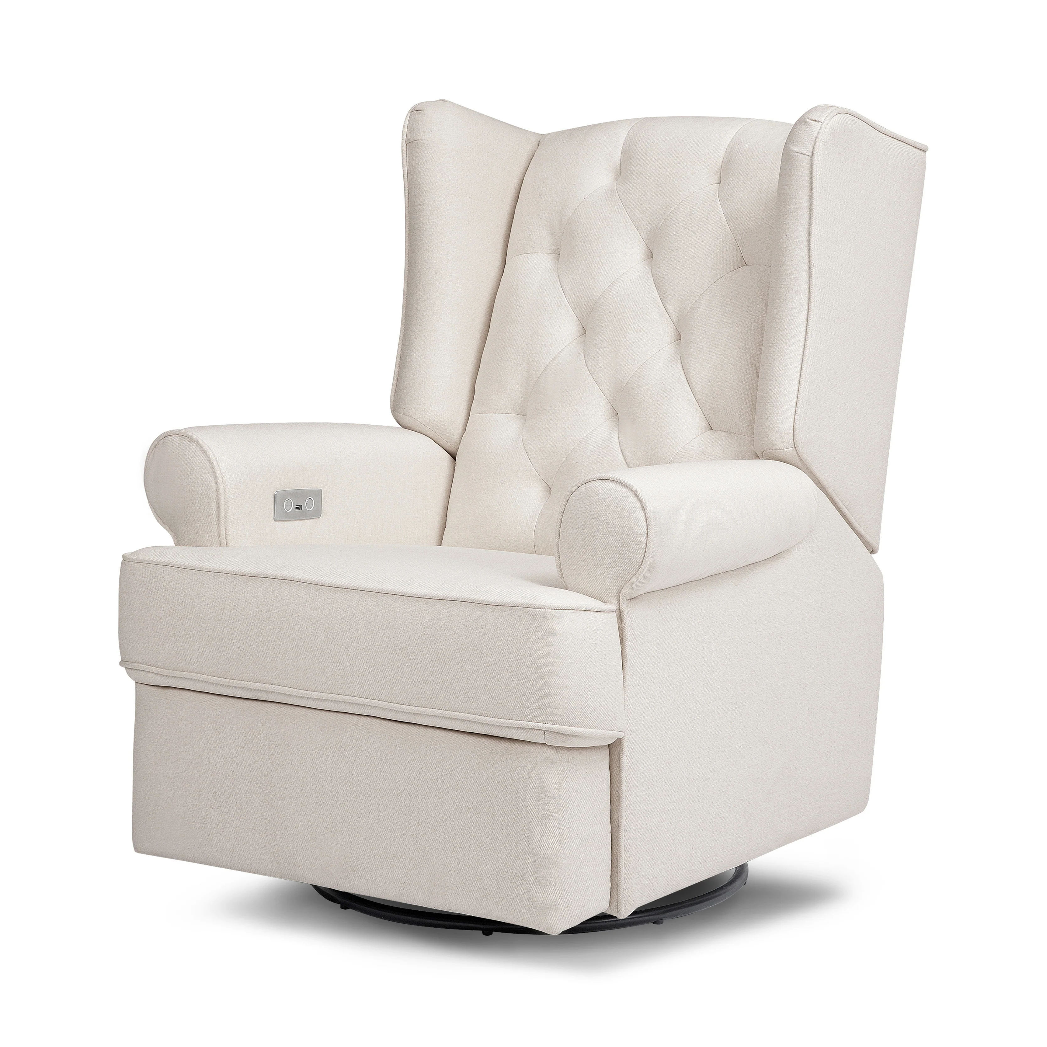 Harbour Electronic Recliner and Swivel Glider in Eco-Performance Fabric with USB port | Water Repellent & Stain Resistant - Image 13