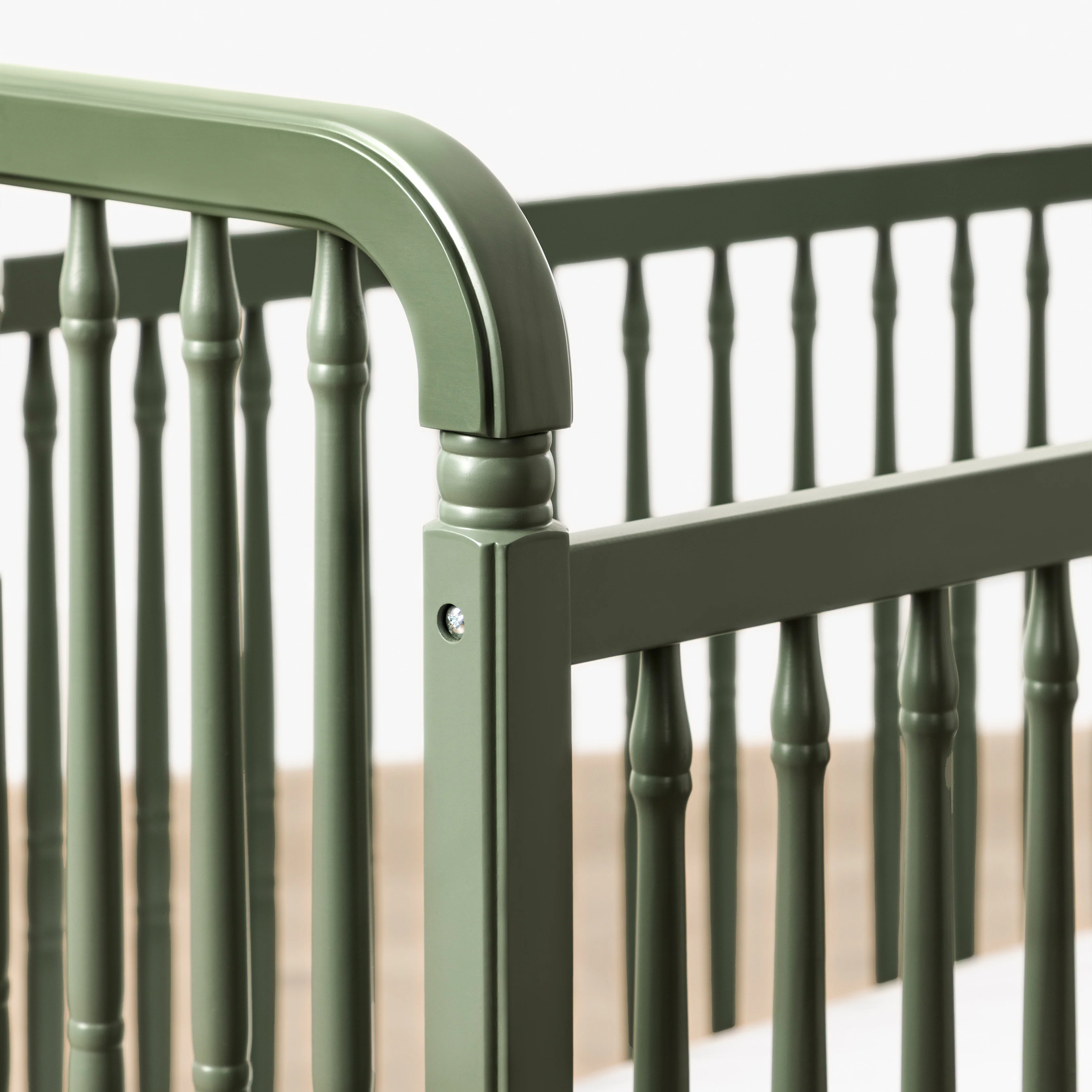 Liberty 3-in-1 Convertible Spindle Crib with Toddler Bed Conversion Kit - Image 100