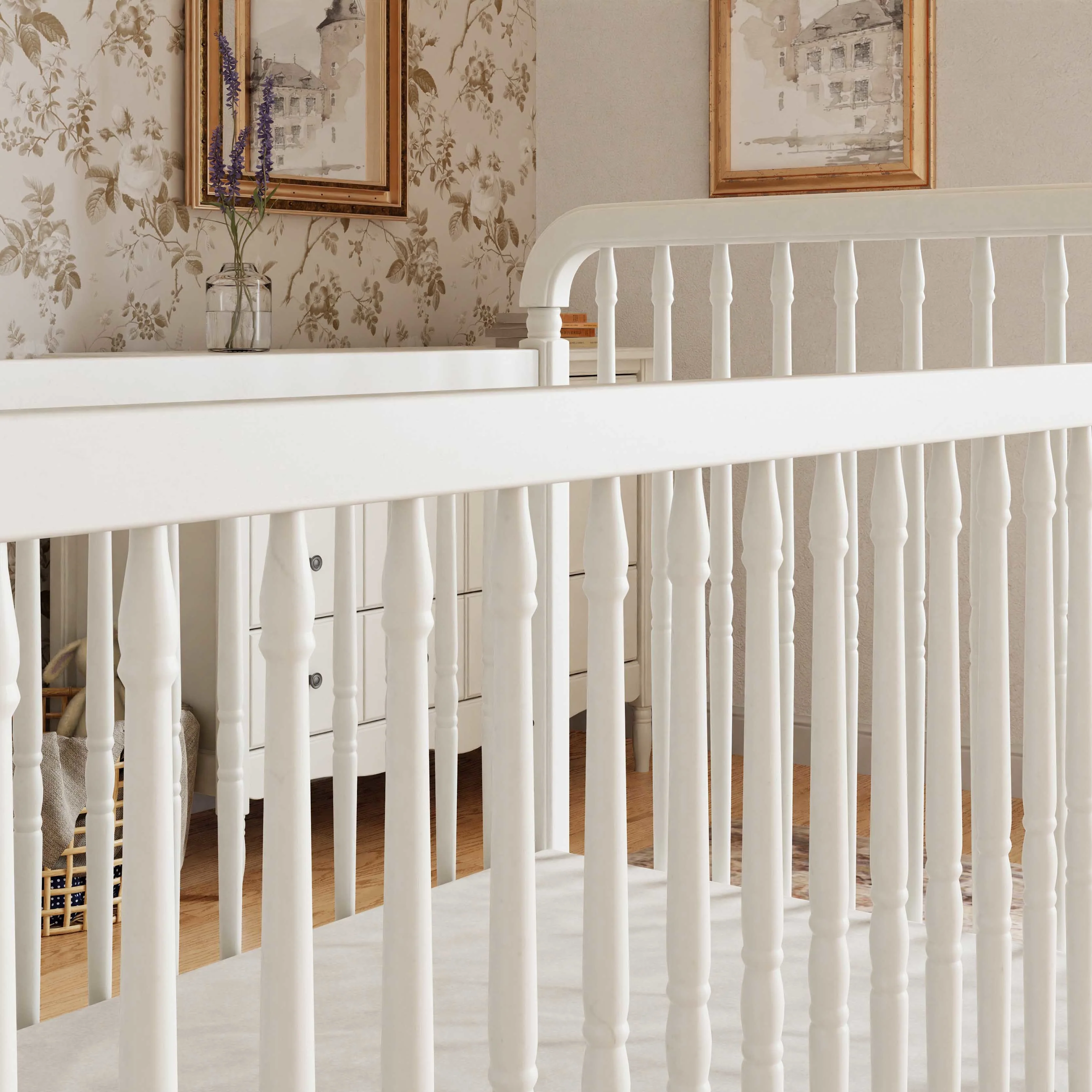 Liberty 3-in-1 Convertible Spindle Crib with Toddler Bed Conversion Kit - Image 11
