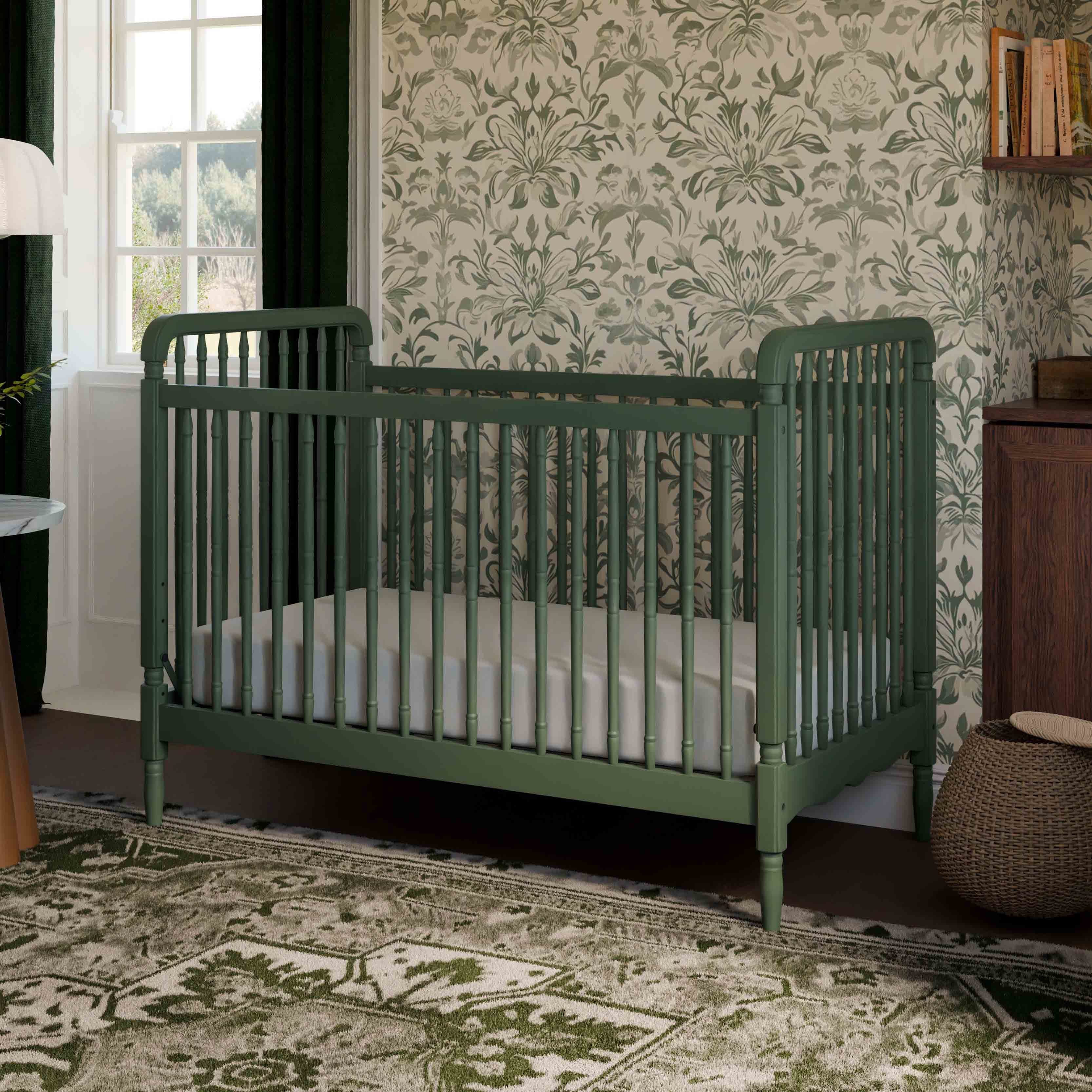Liberty 3-in-1 Convertible Spindle Crib with Toddler Bed Conversion Kit - Image 128