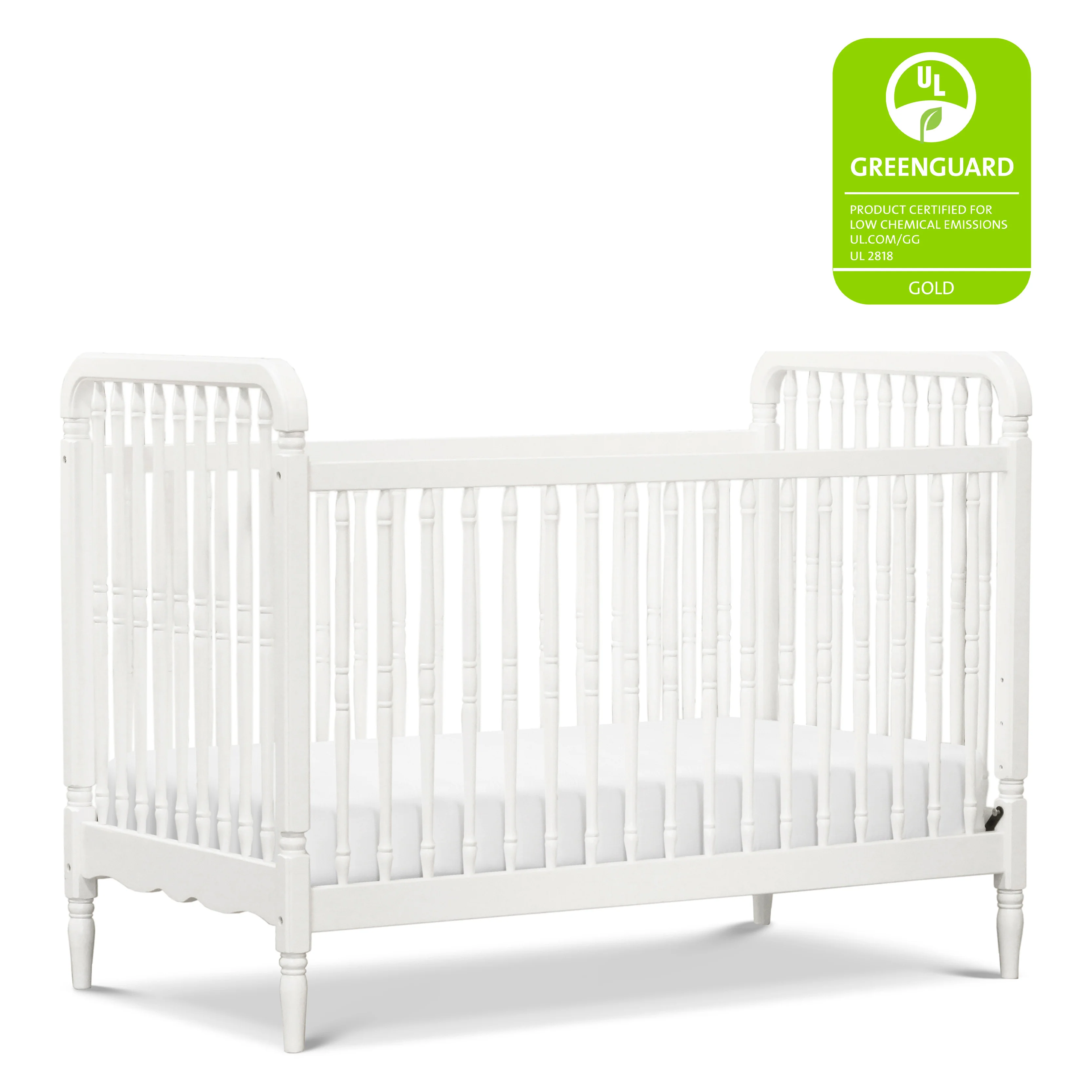 Liberty 3-in-1 Convertible Spindle Crib with Toddler Bed Conversion Kit - Image 17