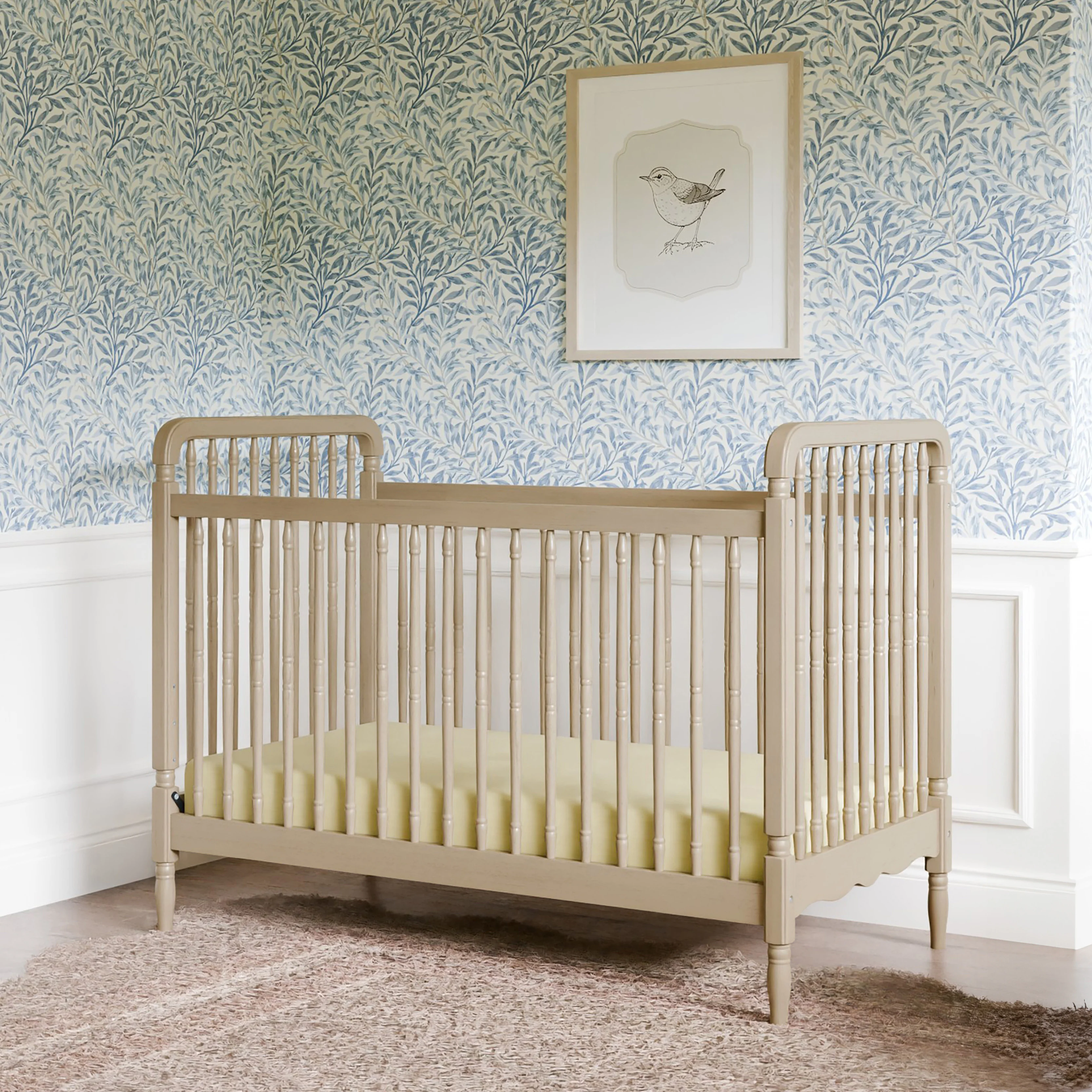 Liberty 3-in-1 Convertible Spindle Crib with Toddler Bed Conversion Kit - Image 19