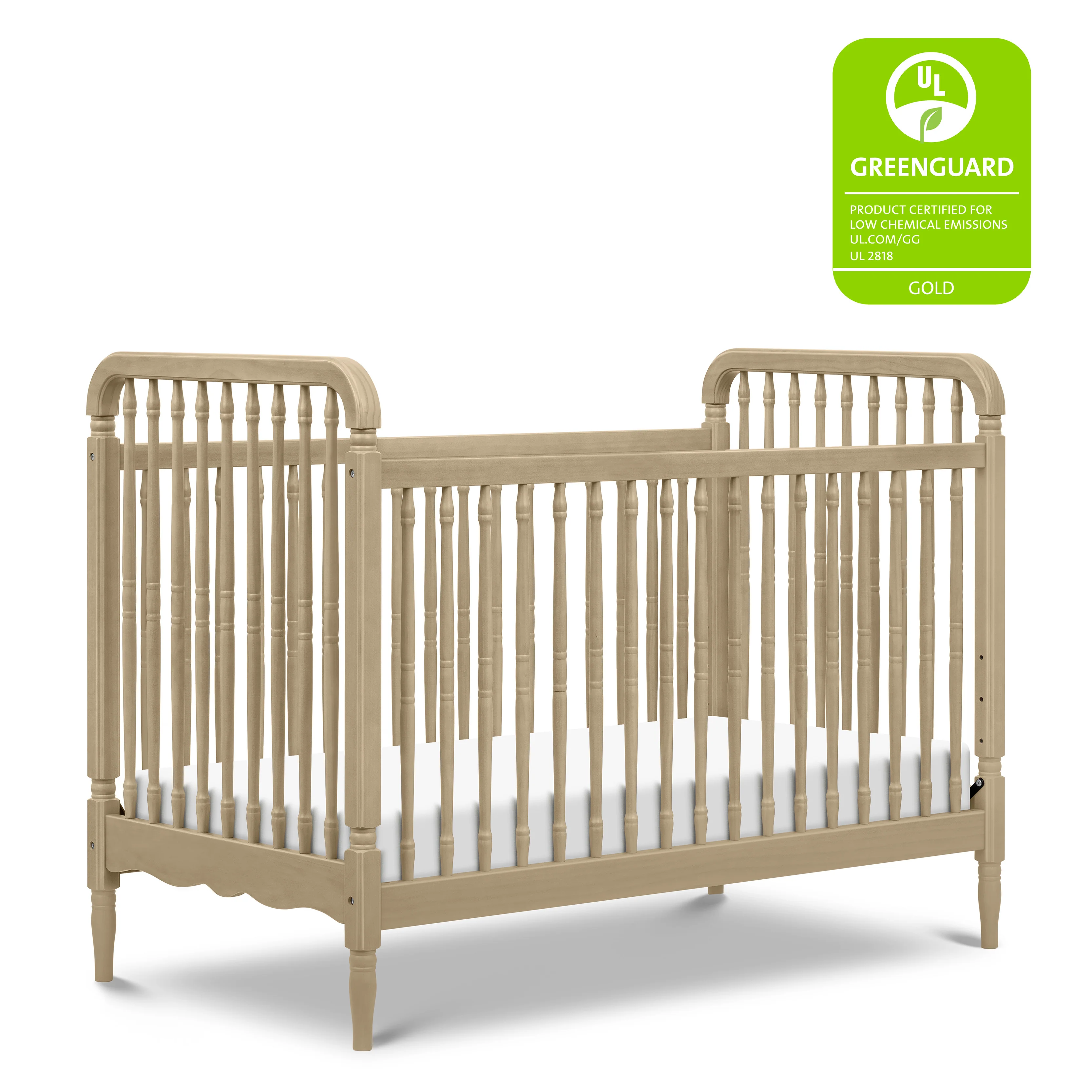 Liberty 3-in-1 Convertible Spindle Crib with Toddler Bed Conversion Kit - Image 35
