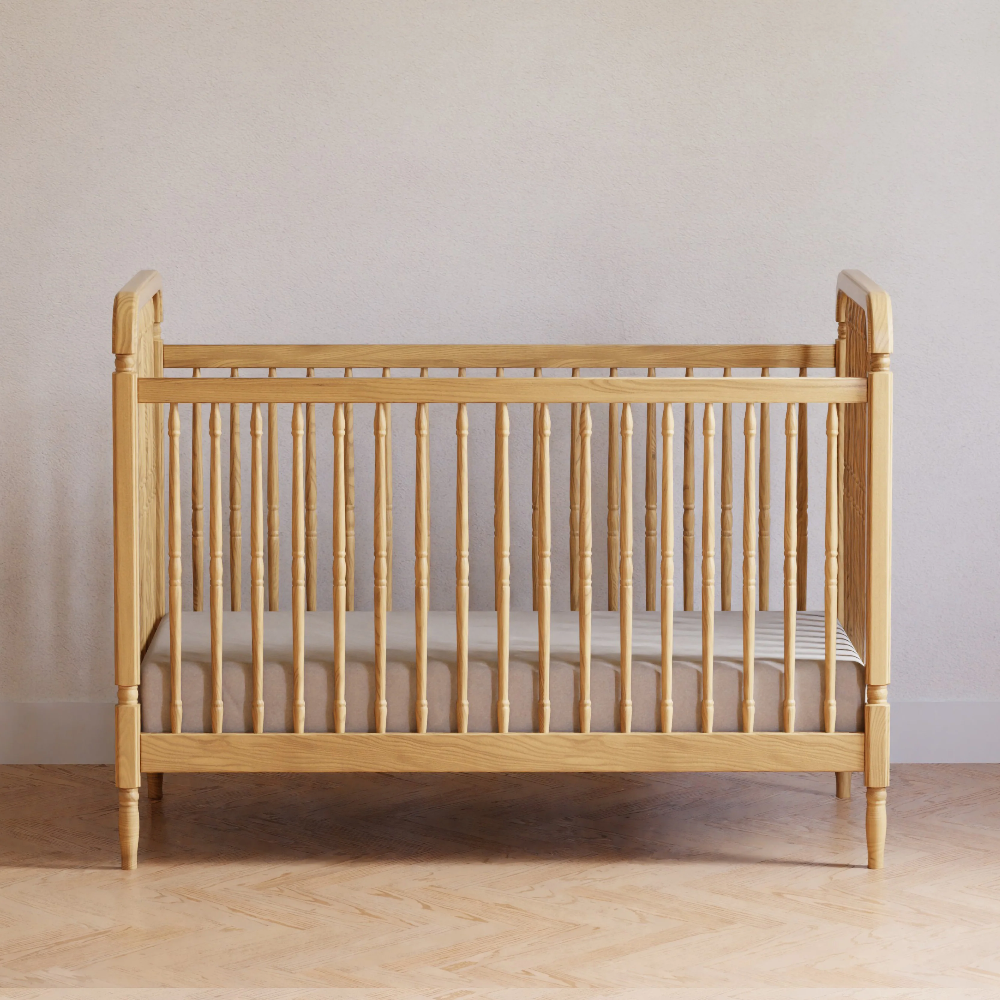 Liberty 3-in-1 Convertible Spindle Crib with Toddler Bed Conversion Kit - Image 40