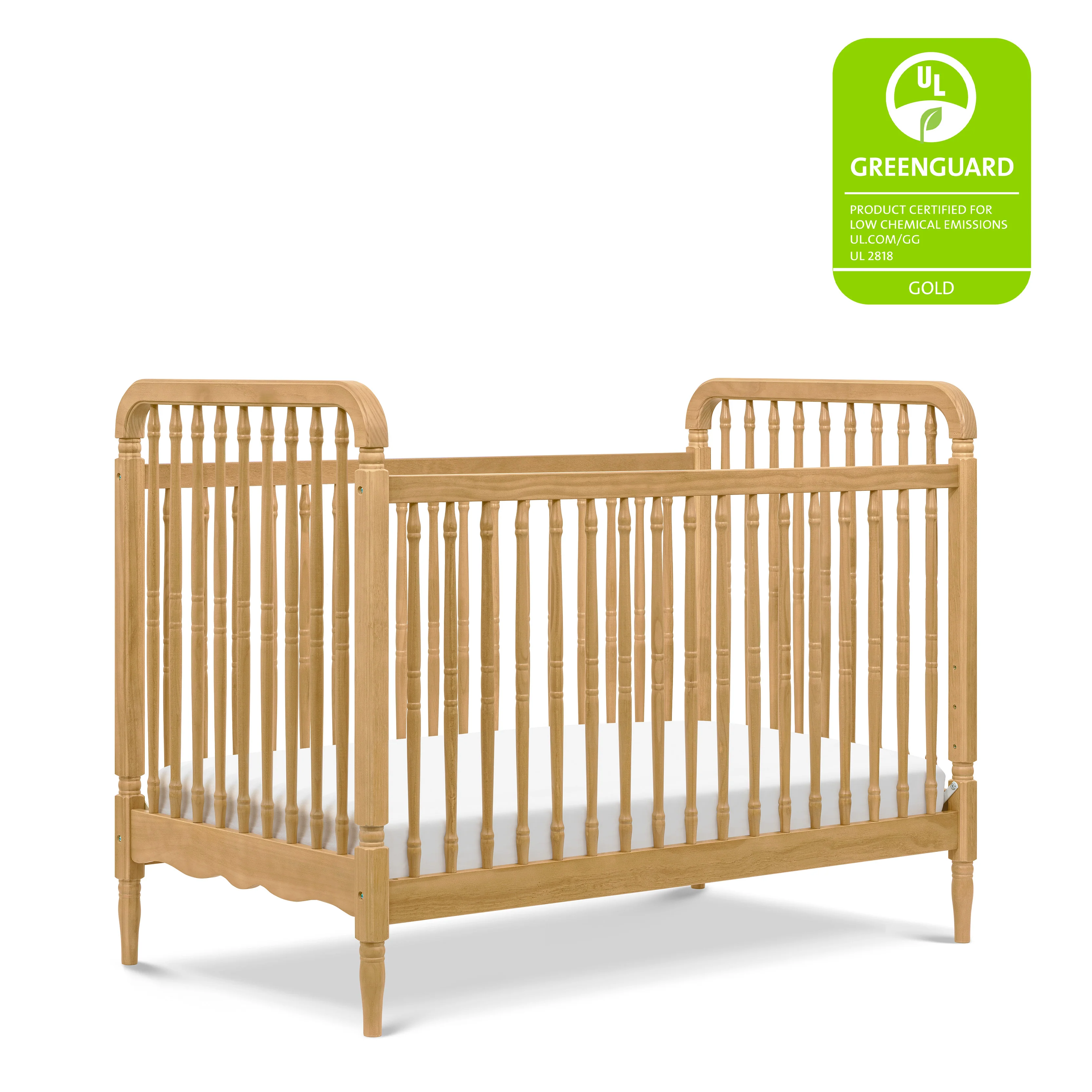 Liberty 3-in-1 Convertible Spindle Crib with Toddler Bed Conversion Kit - Image 42