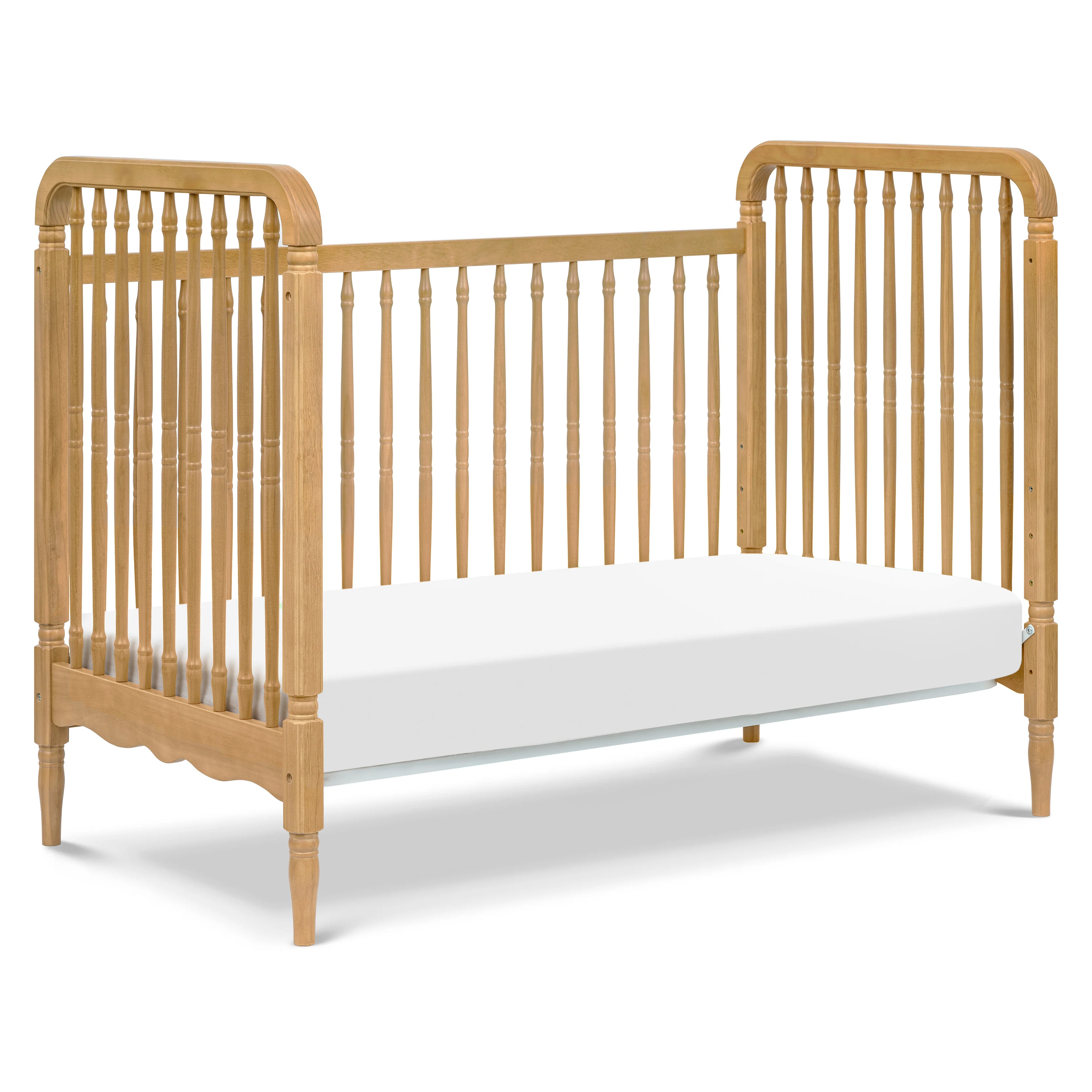 Liberty 3-in-1 Convertible Spindle Crib with Toddler Bed Conversion Kit - Image 46
