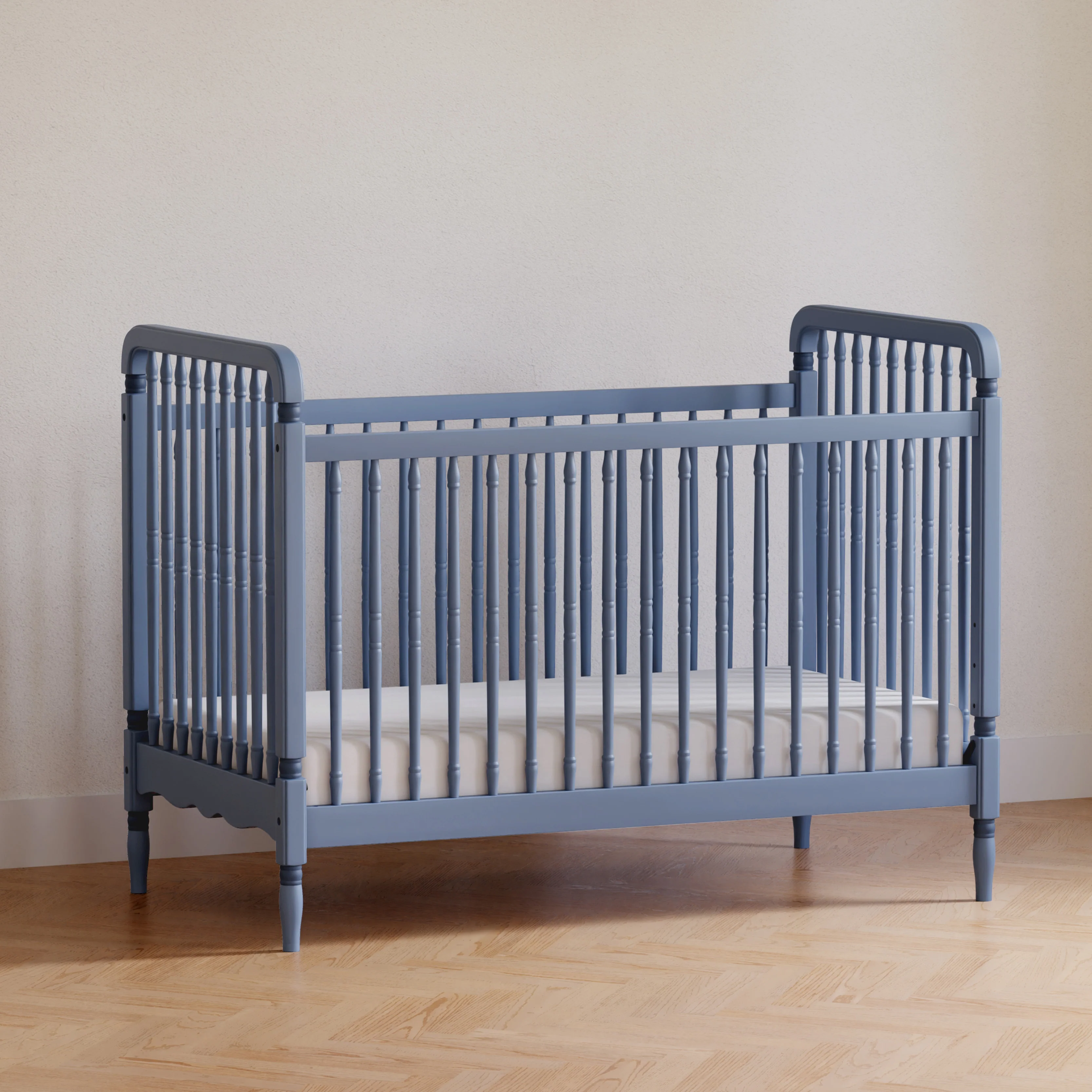 Liberty 3-in-1 Convertible Spindle Crib with Toddler Bed Conversion Kit - Image 57