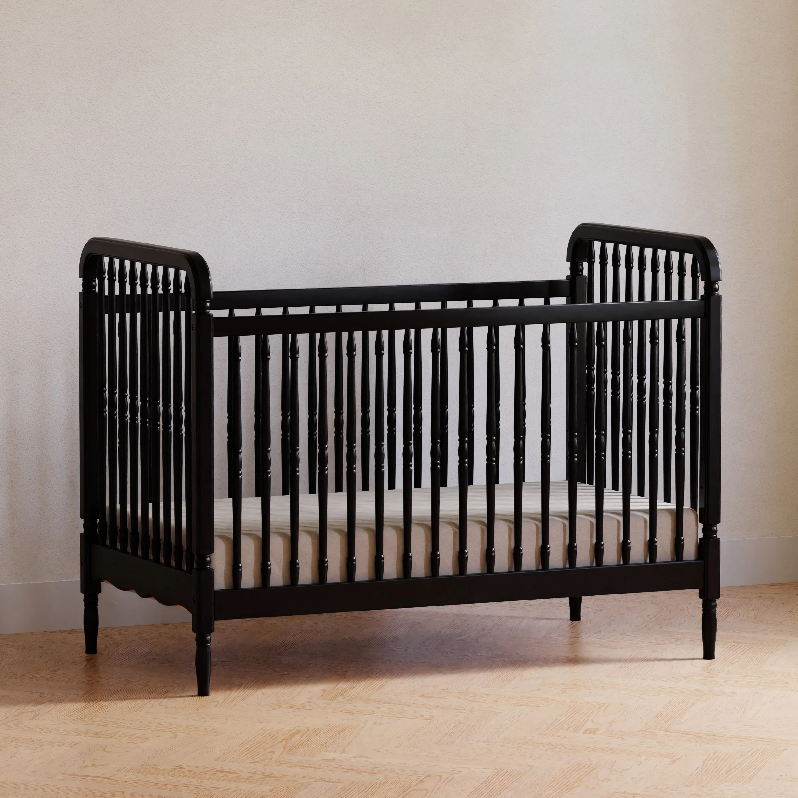 Liberty 3-in-1 Convertible Spindle Crib with Toddler Bed Conversion Kit - Image 69