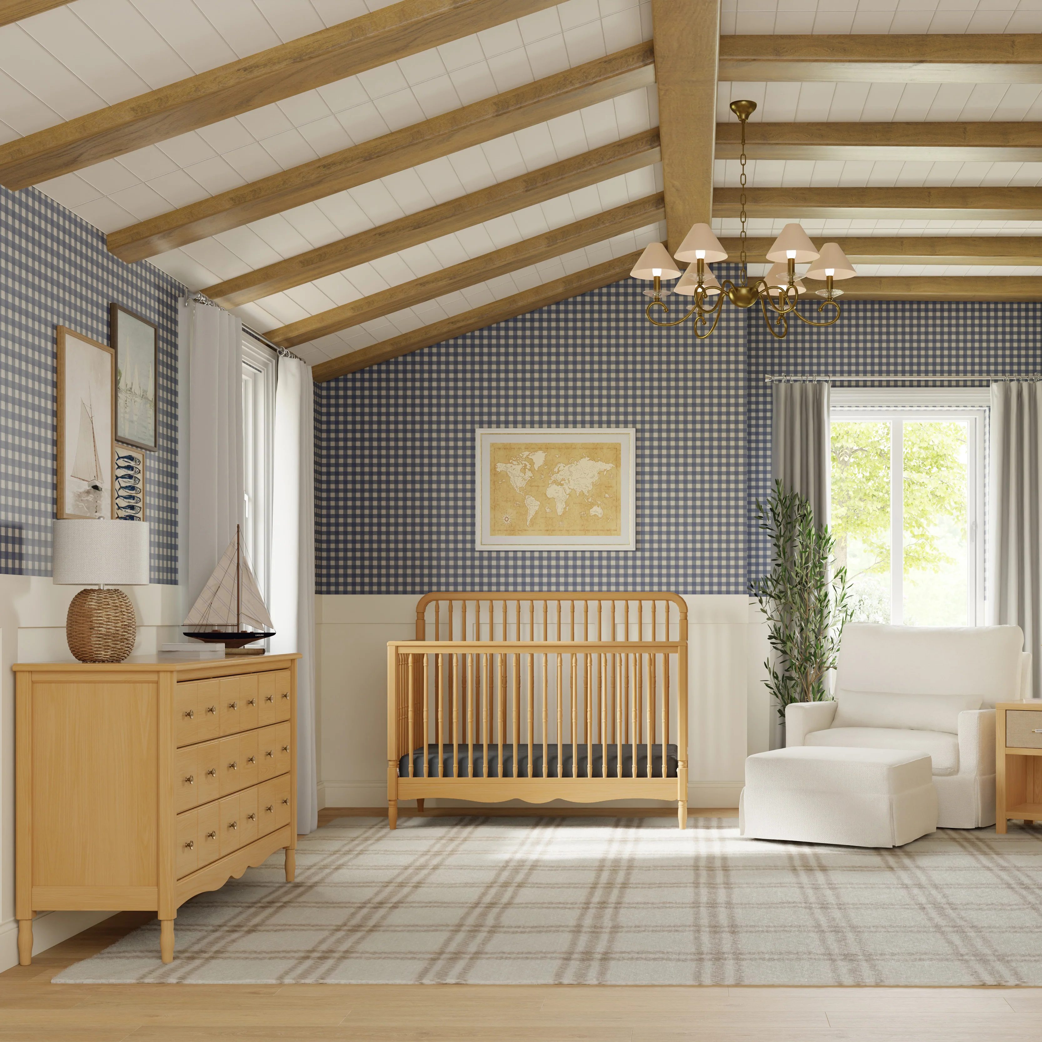 Liberty 4-in-1 Convertible Spindle Crib - Image 40