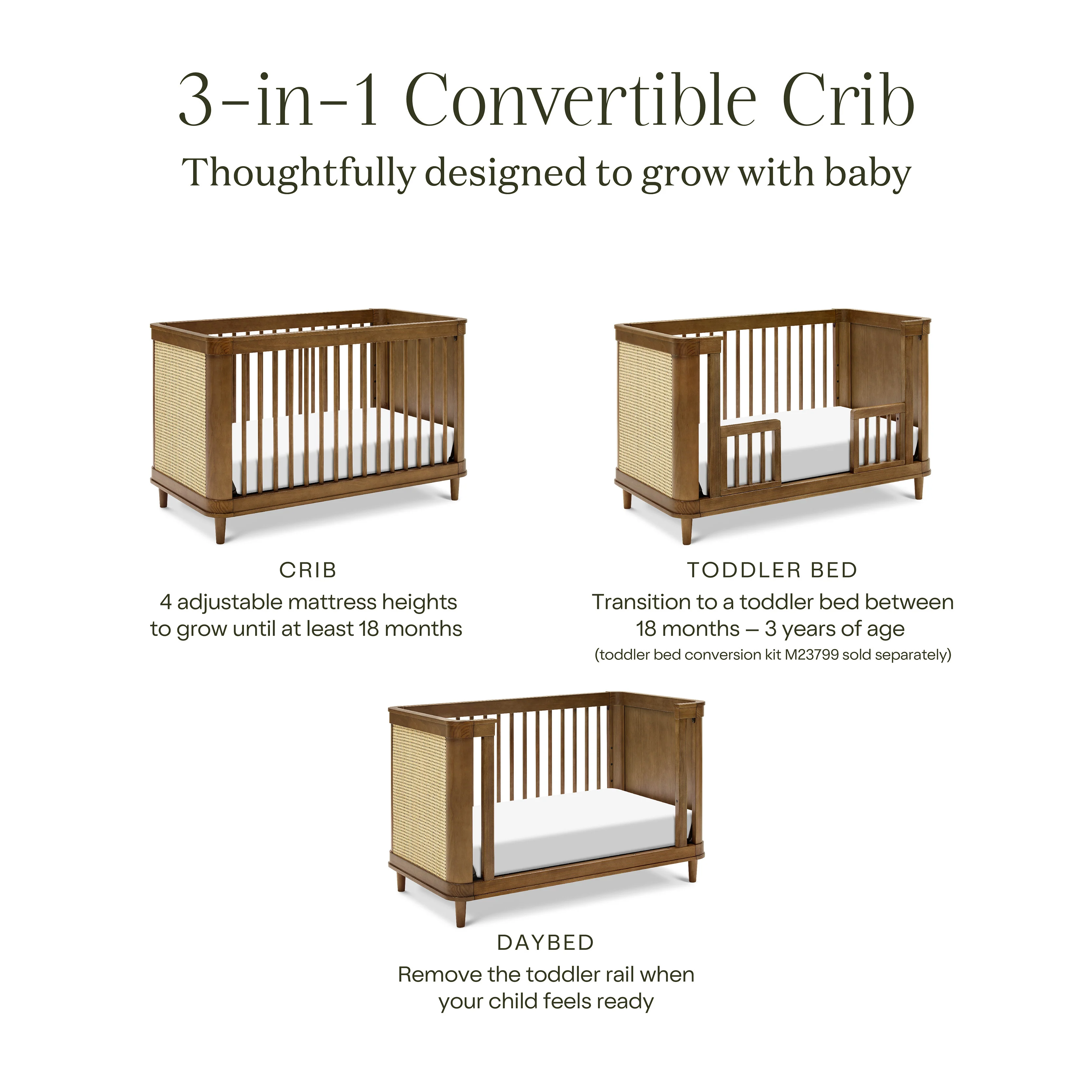 Marin with Cane 3-in-1 Convertible Crib - Image 34