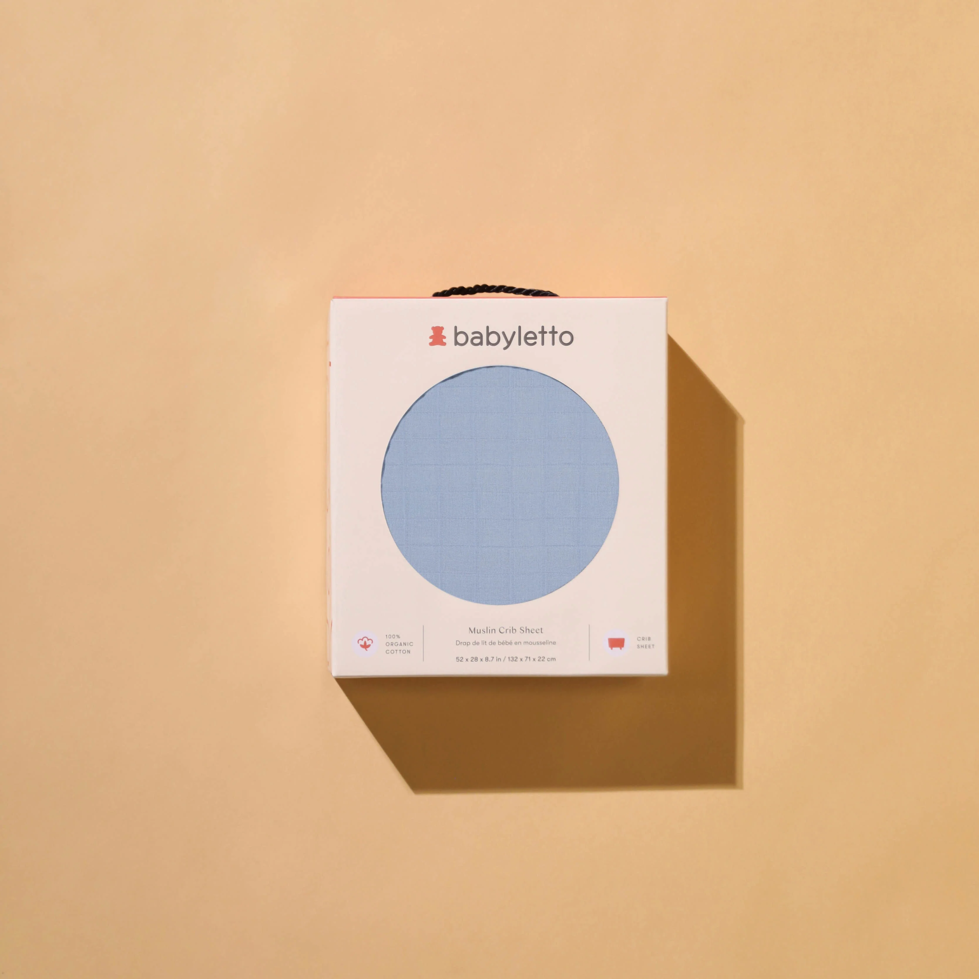 Mini Crib Sheet in GOTS Certified Organic Muslin Cotton - Image 13