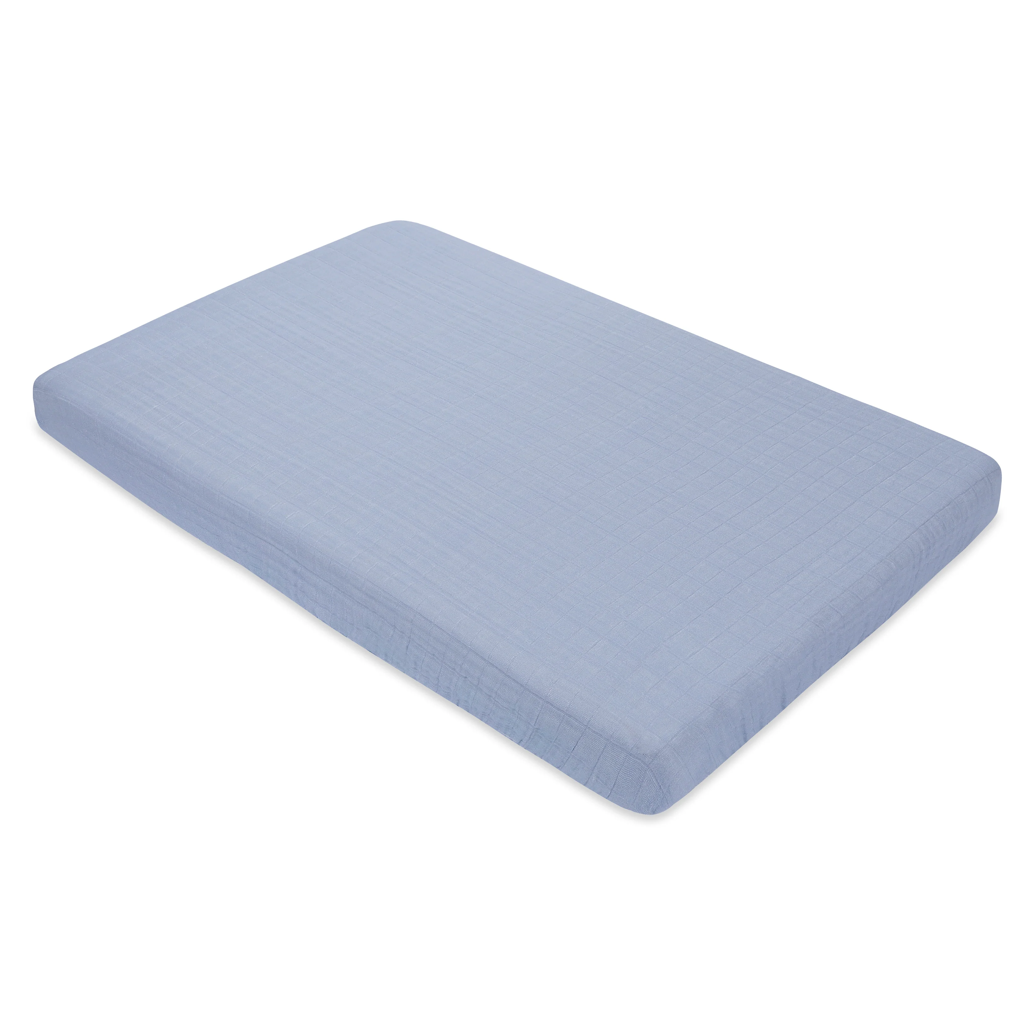 Mini Crib Sheet in GOTS Certified Organic Muslin Cotton - Image 15