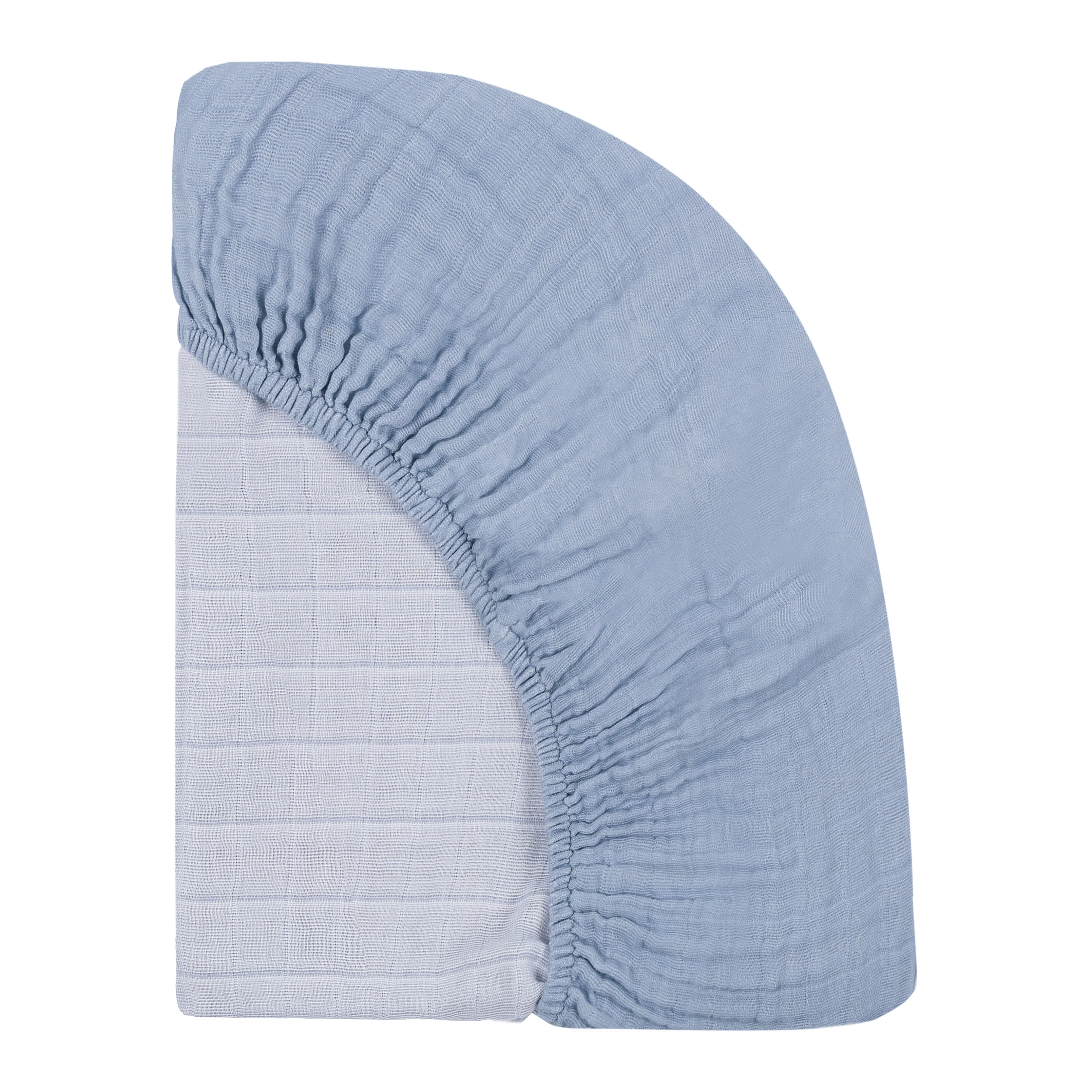 Mini Crib Sheet in GOTS Certified Organic Muslin Cotton - Image 17