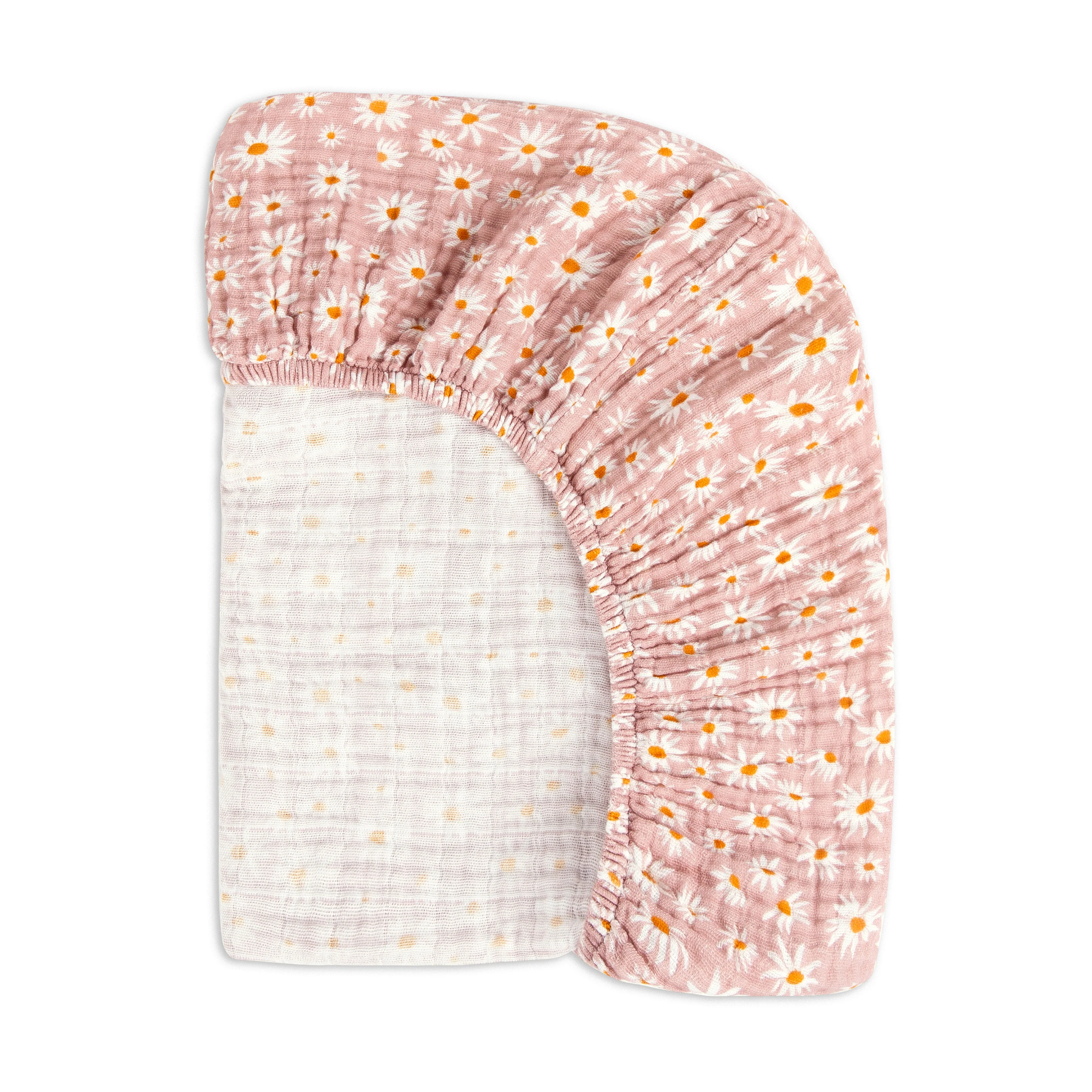 Mini Crib Sheet in GOTS Certified Organic Muslin Cotton - Image 41