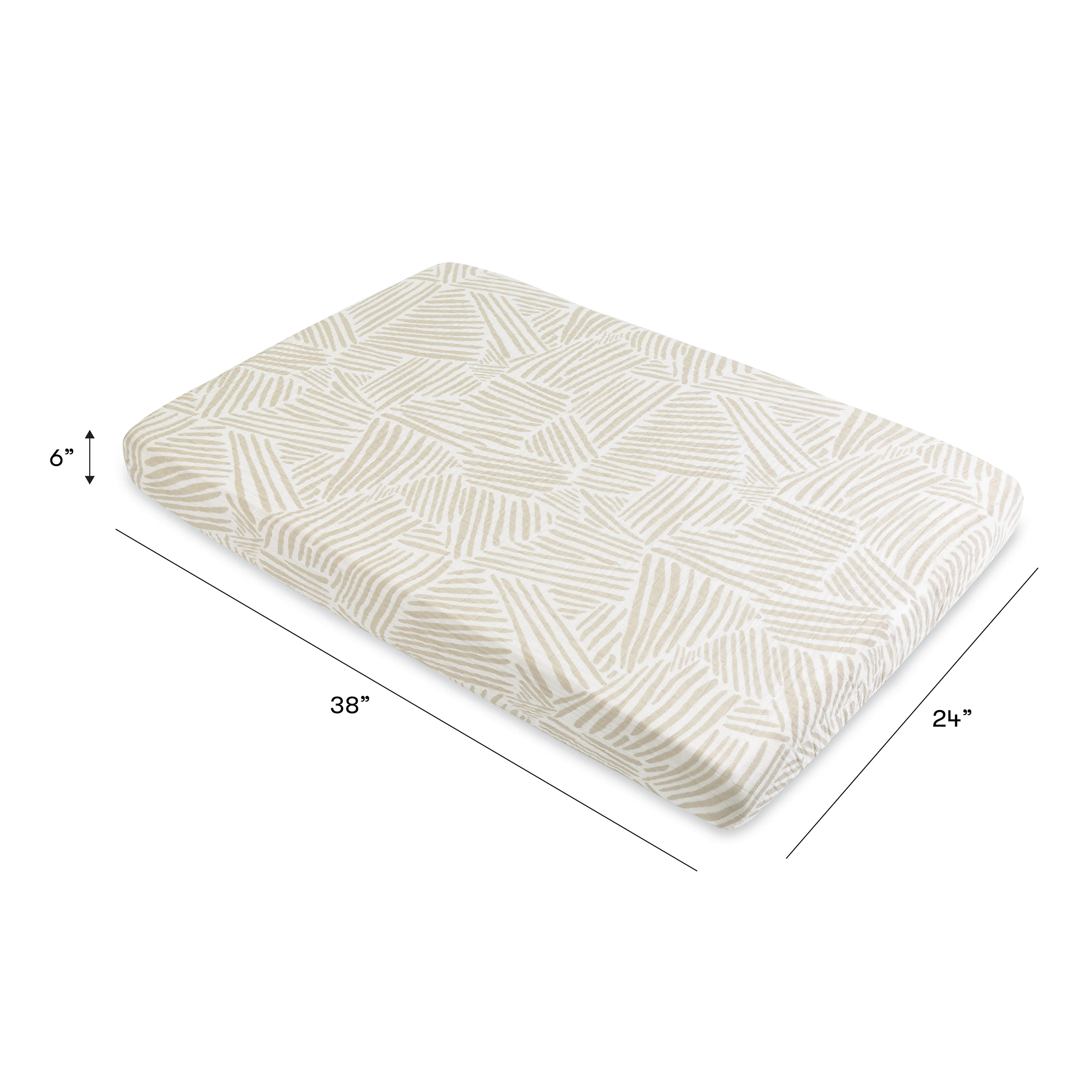 Mini Crib Sheet in GOTS Certified Organic Muslin Cotton - Image 58