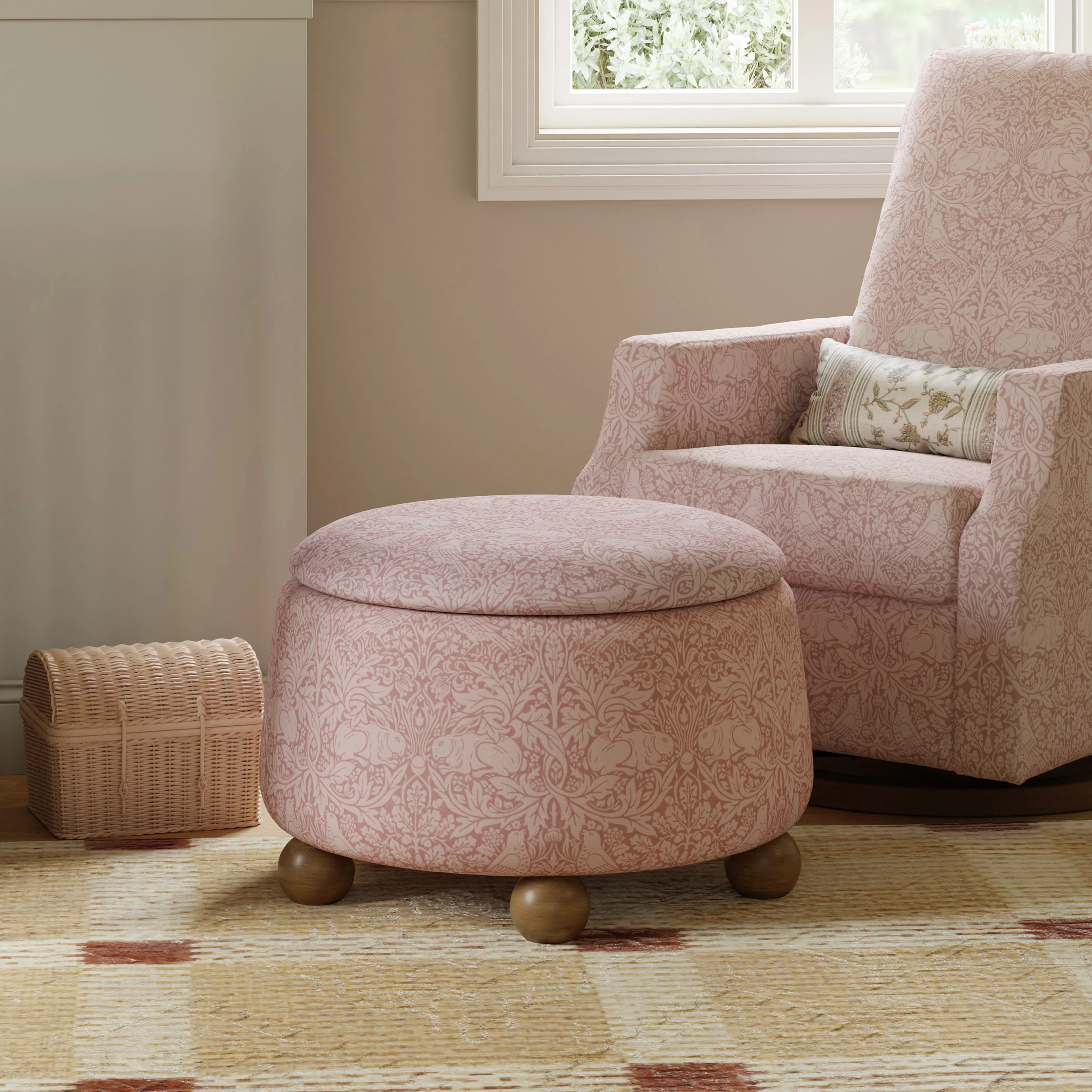 Morris & Co. x Namesake Tuffet Storage Ottoman - Image 30