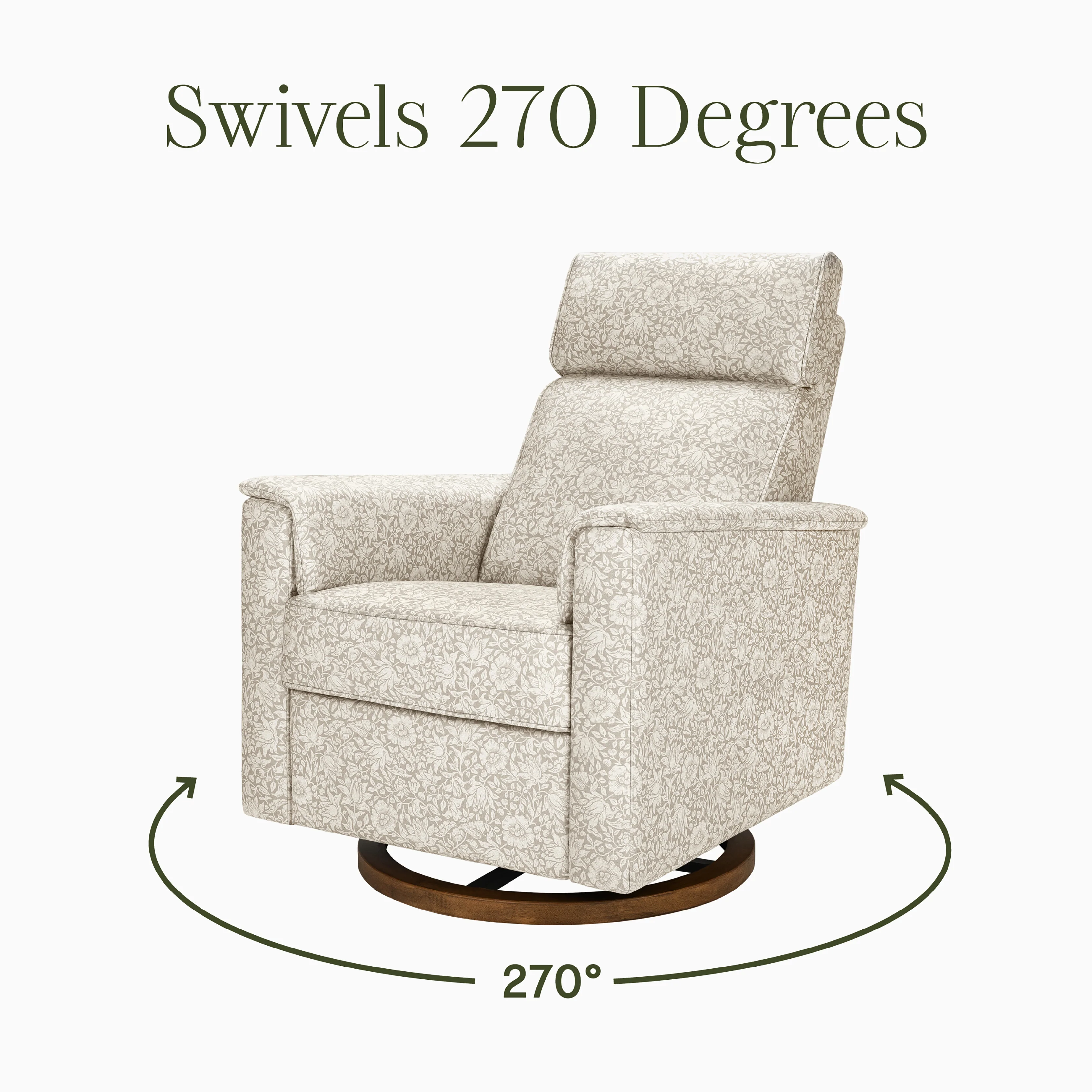 Morris & Co. x Namesake Willa Plus Power Glider Recliner w/ Power Headrest - Image 7