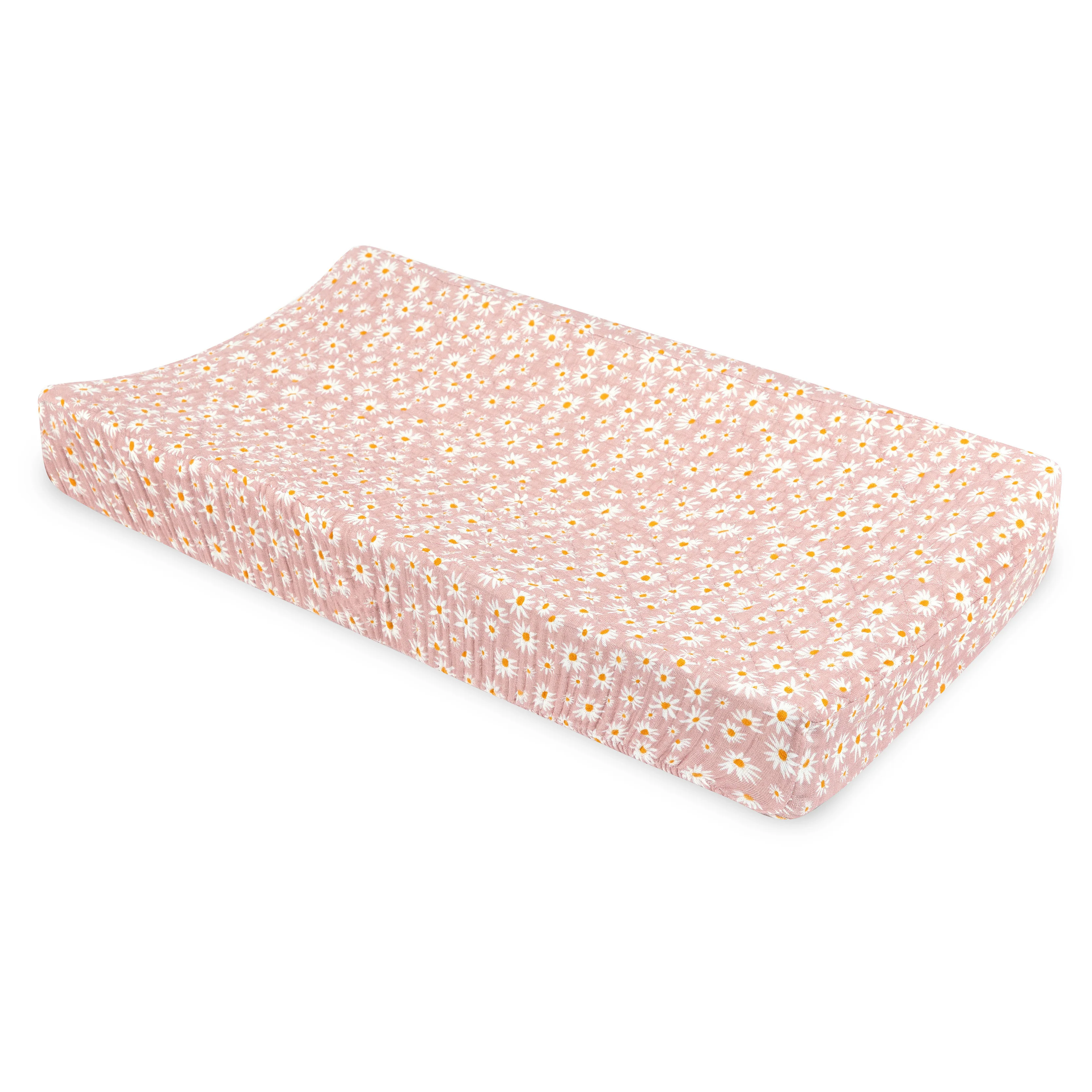 Quilted Changing Pad Cover in GOTS Certified Organic Muslin Cotton - Image 10