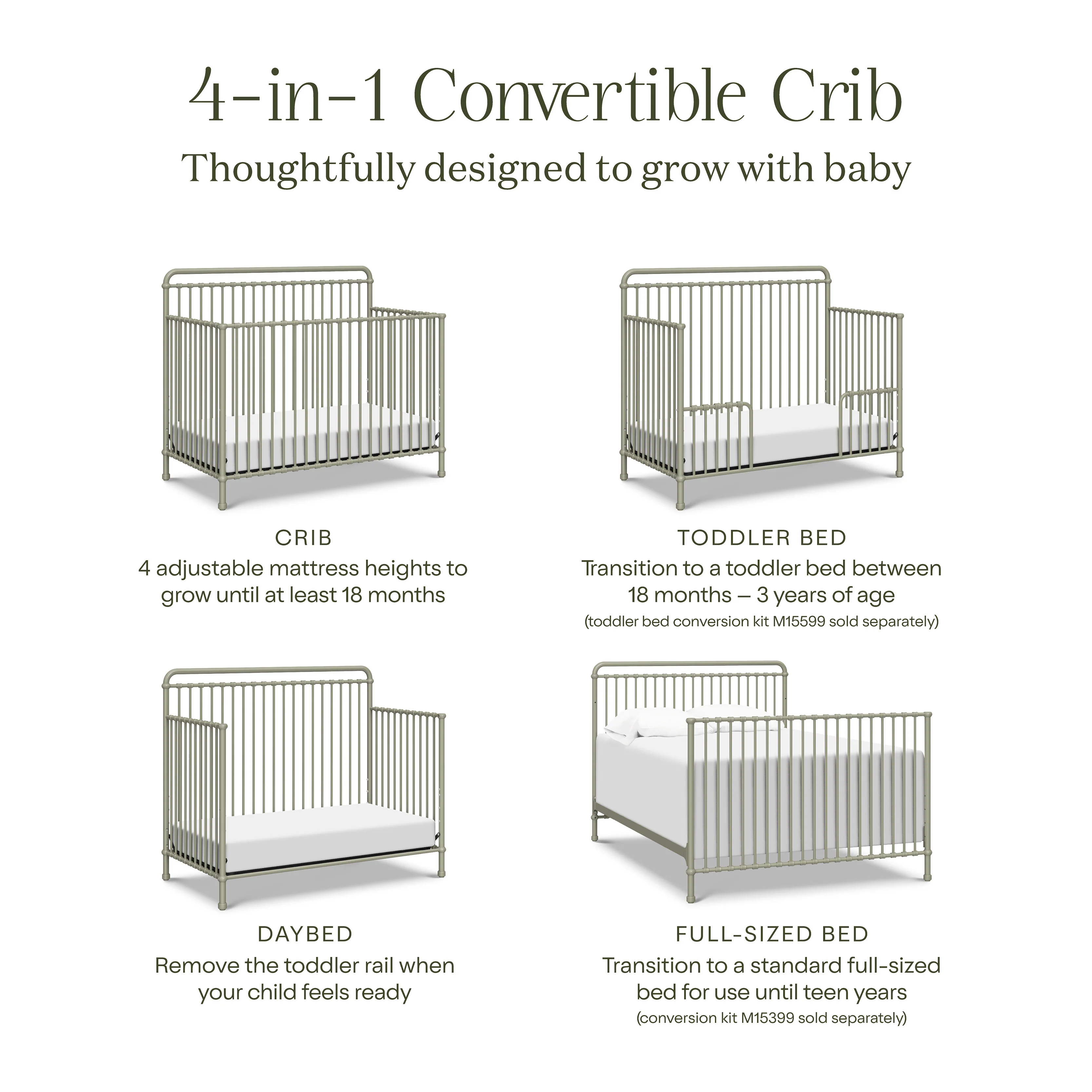 Winston 4-in-1 Convertible Crib - Image 26