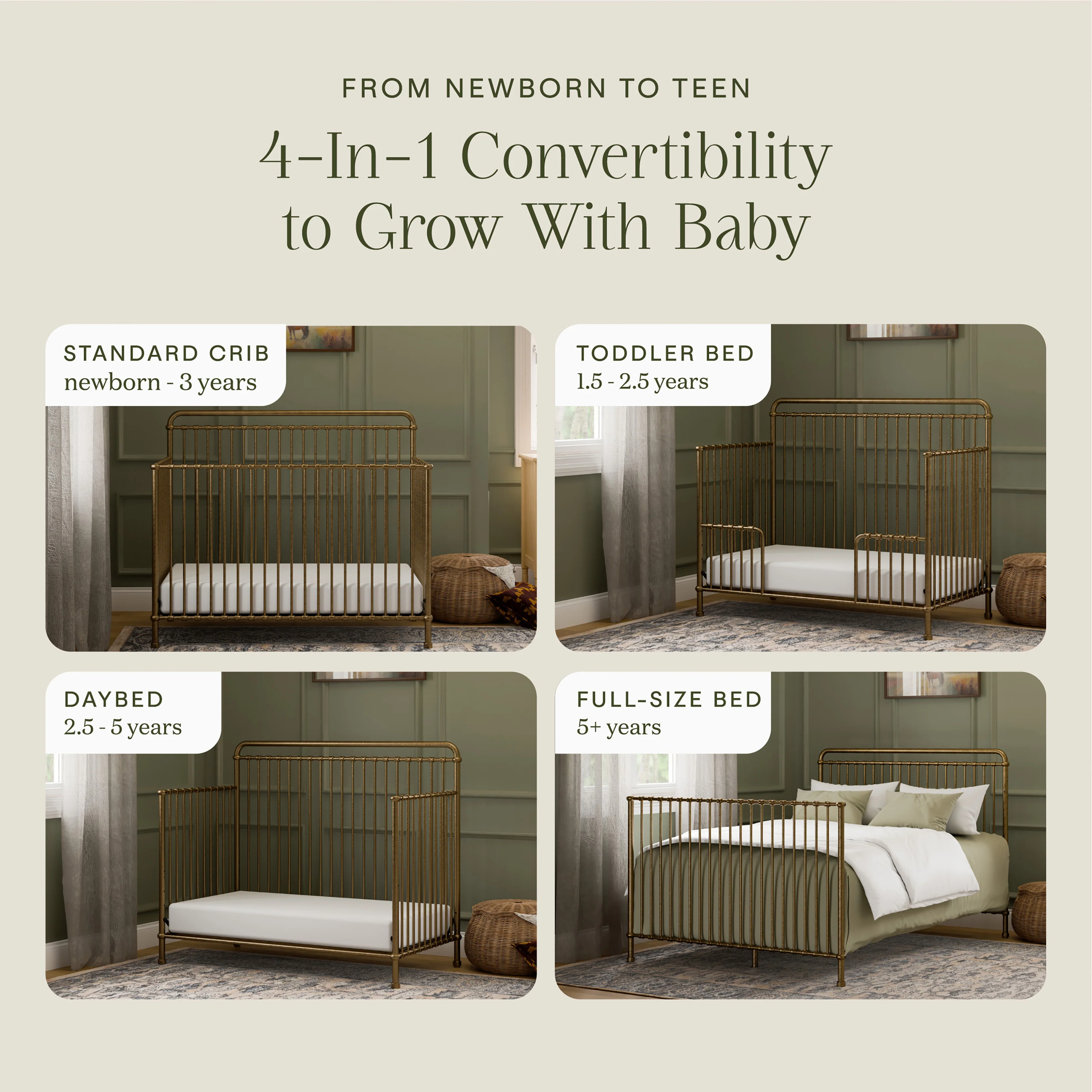 Winston 4-in-1 Convertible Crib - Image 6